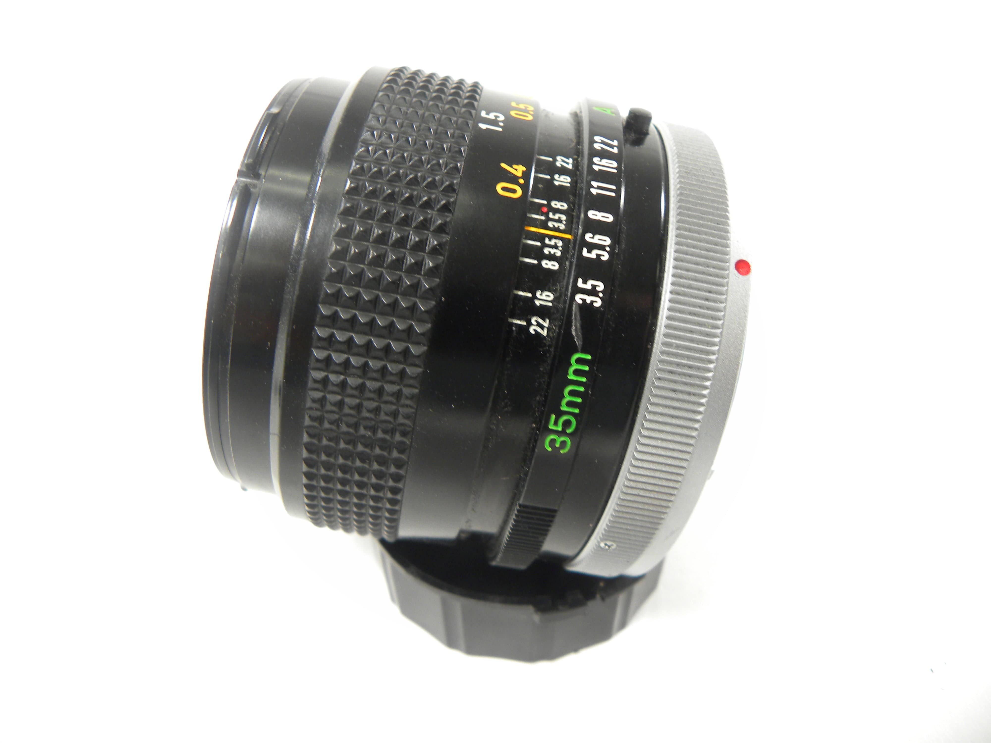 Canon FD 35mm f3.5 S. C.