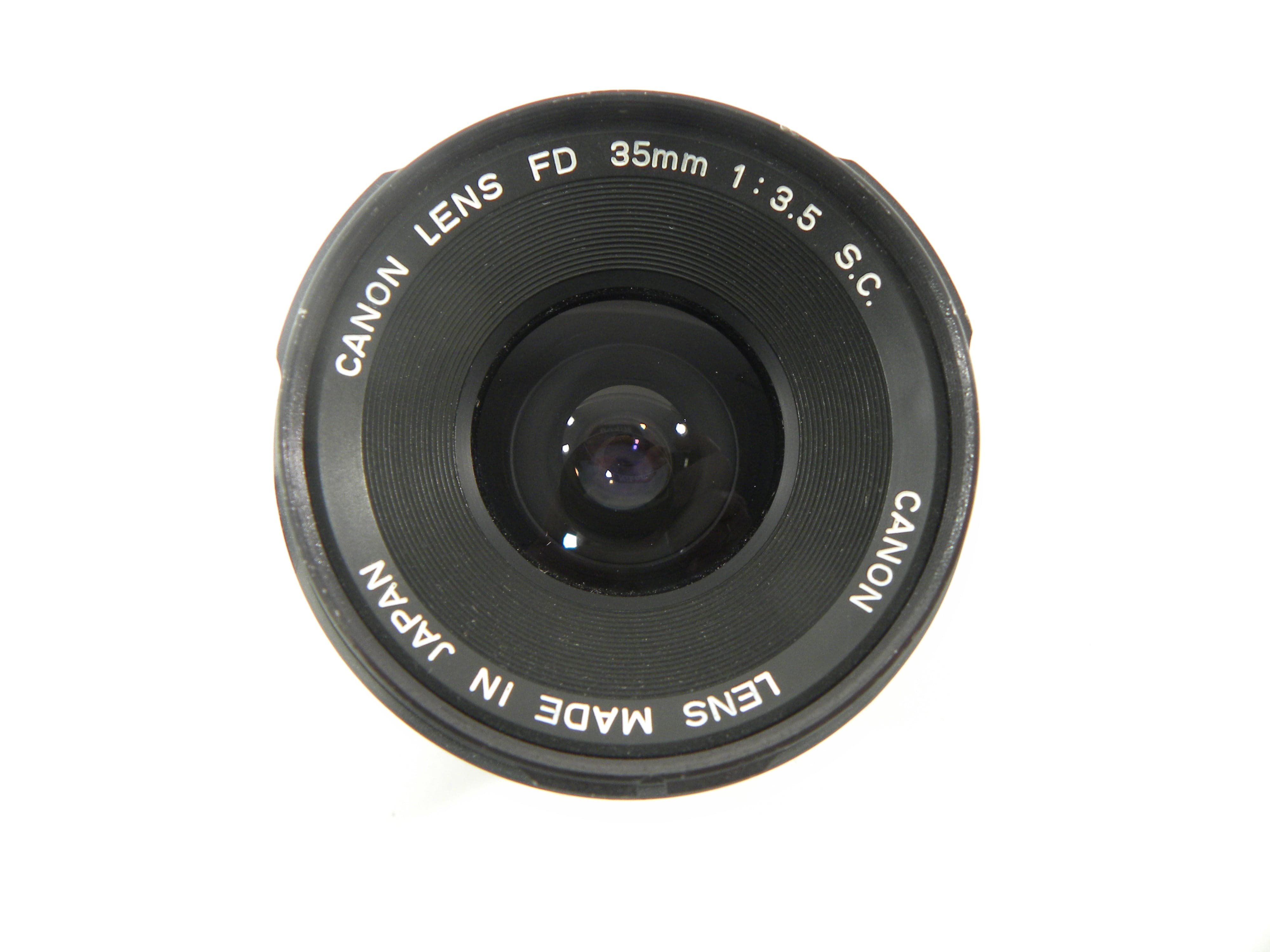 Canon FD 35mm f3.5 S. C.