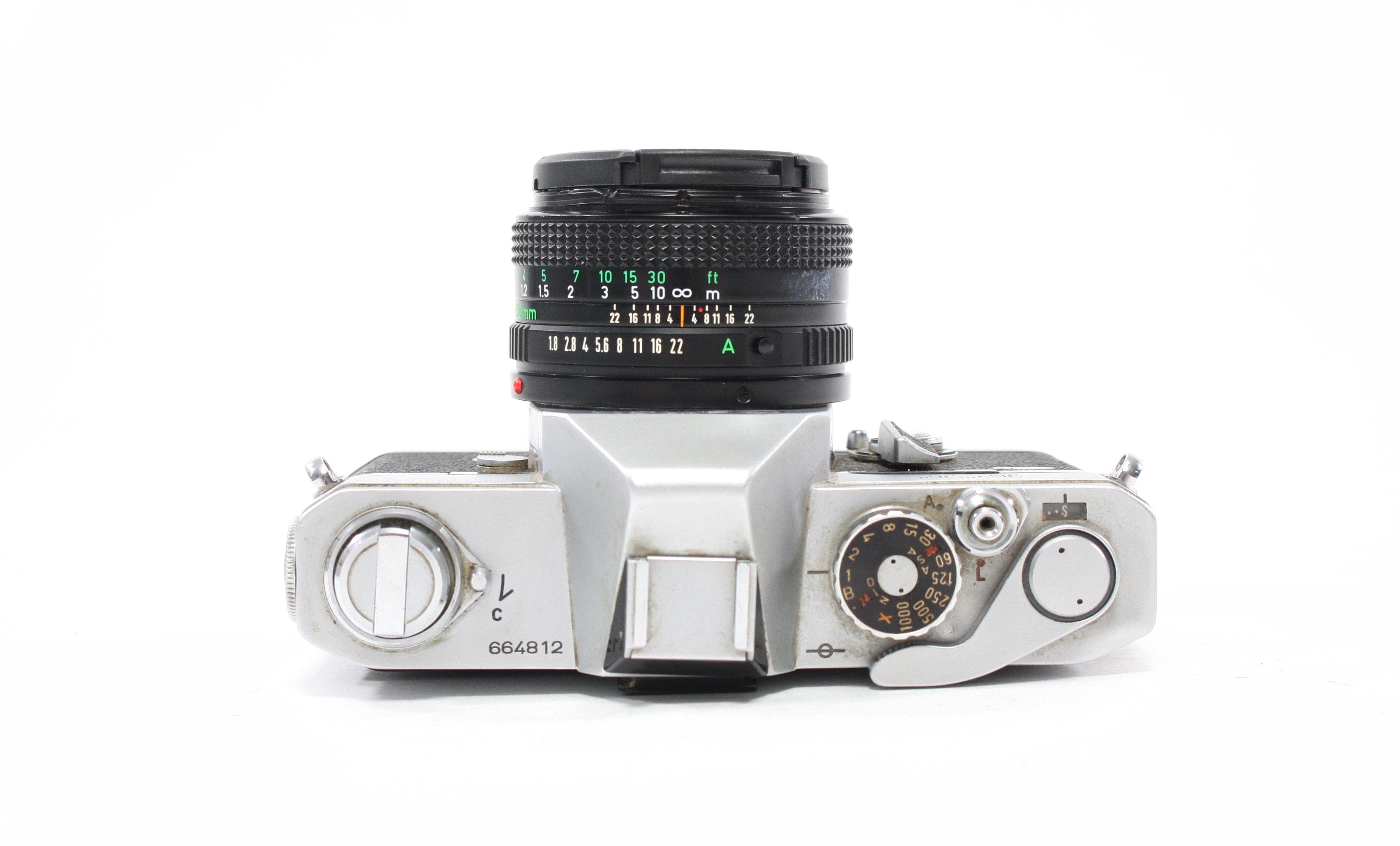 Canon FT 35mm SLR Camera with 50mm f/1.8 Lens