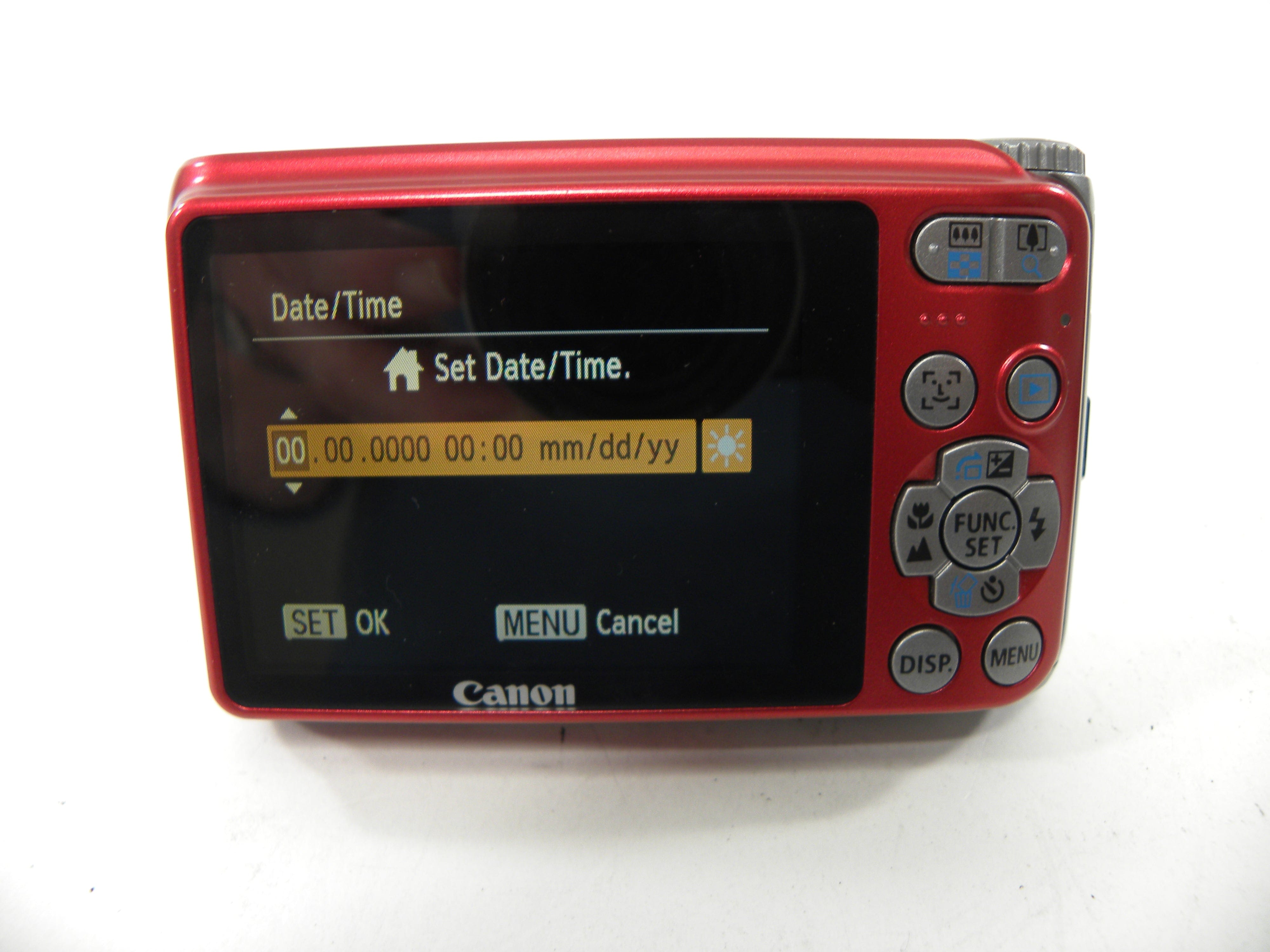 Canon Power Shot A3100 IS 12.1mp Digital Camera (Red)