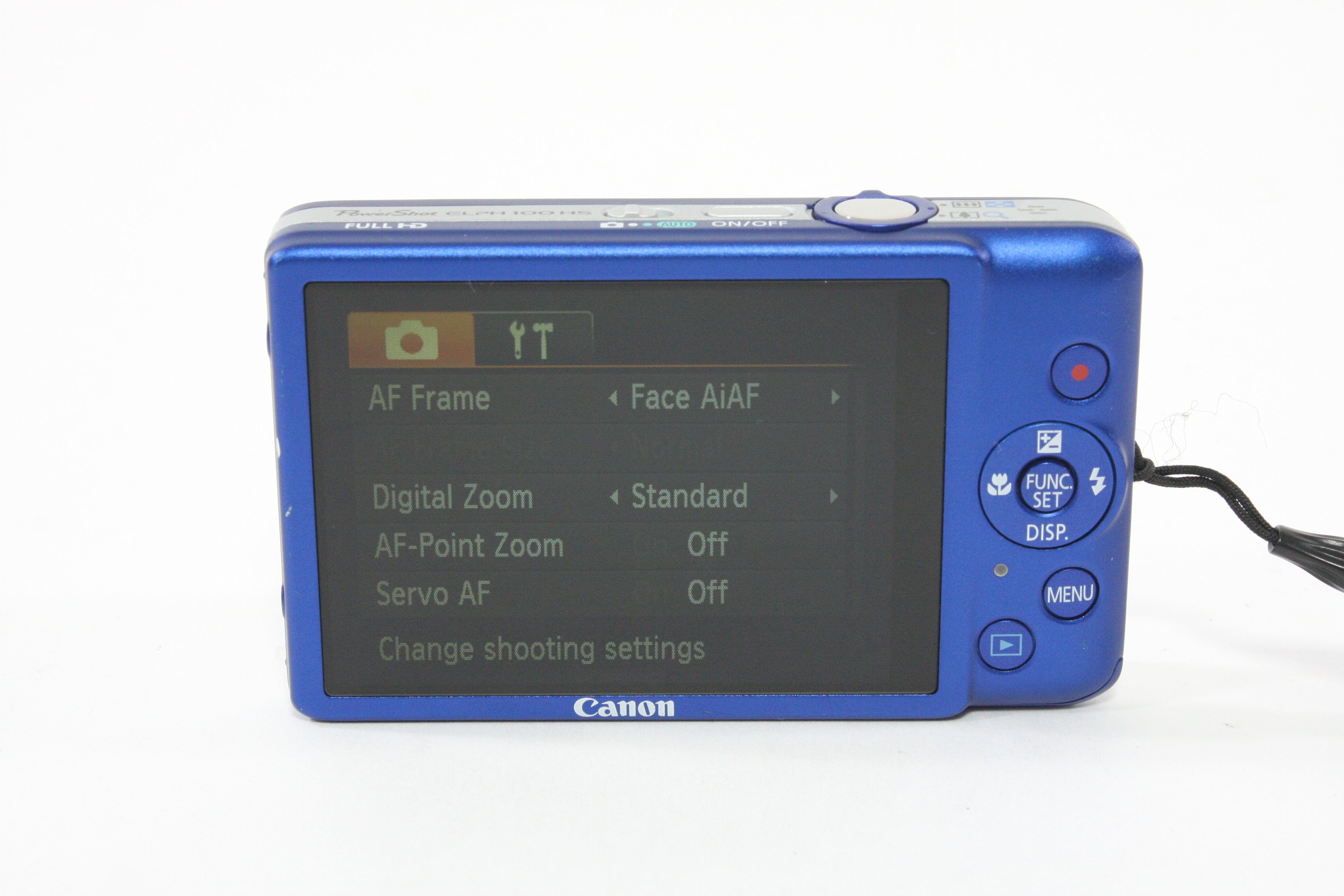 Canon PowerShot Elph 100 HS Digital Camera 12MP (Blue)