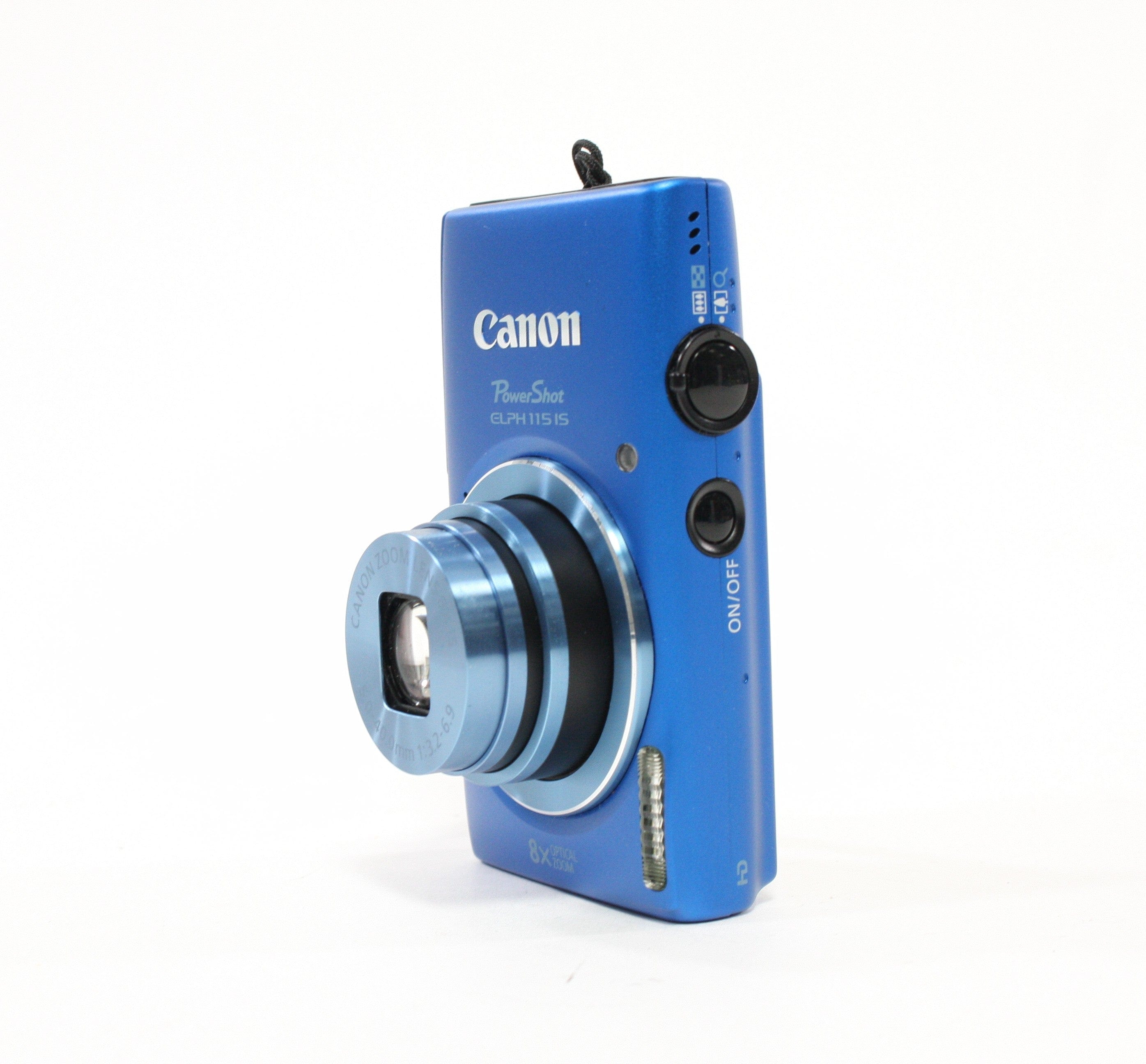 Canon PowerShot ELPH 115 IS Digital Point-and-Shoot Camera 8x Zoom 16.0mp (Blue)