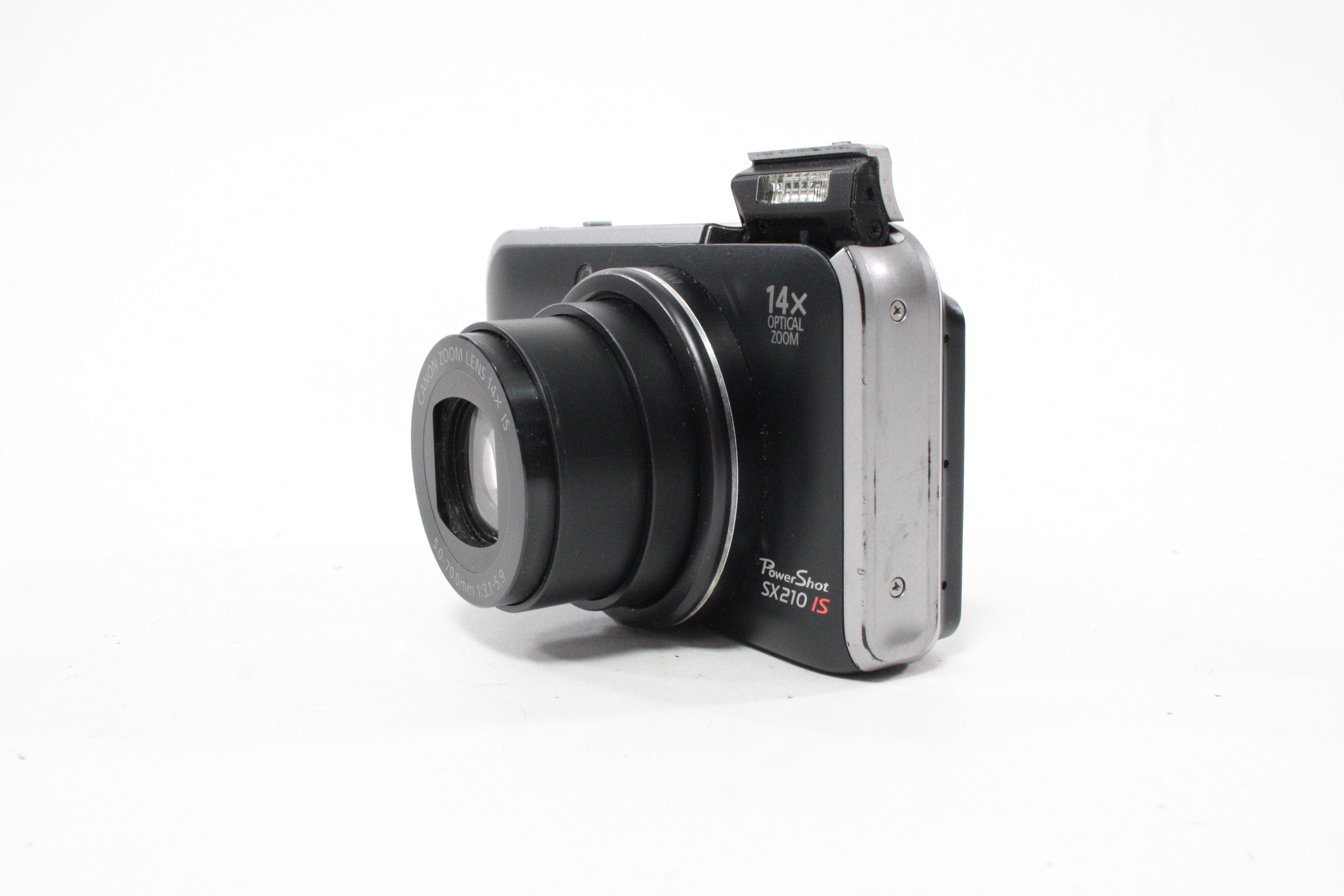 Canon Powershot SX210 IS PC1468 Digital Point-and-Shoot 14x Zoom 14.1mp
