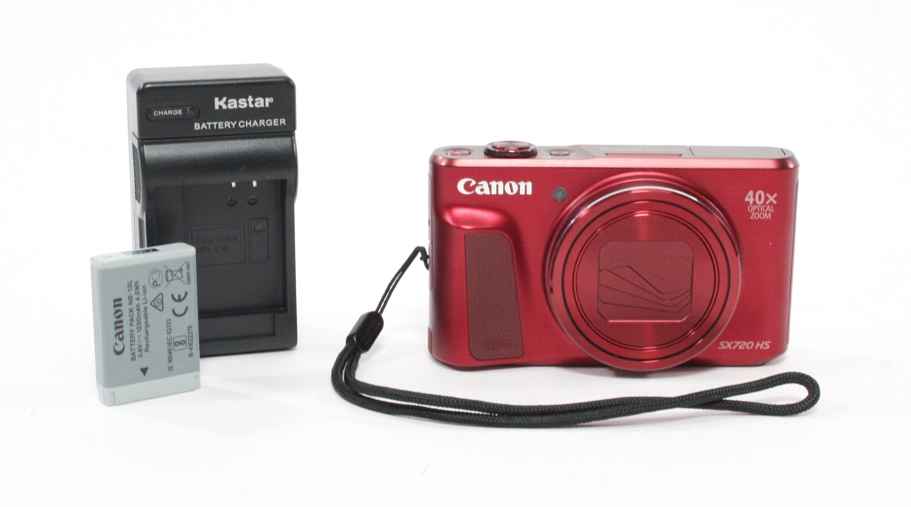 Canon PowerShot SX720 HS Digital Camera 40x Zoom 20.3mp (Red)