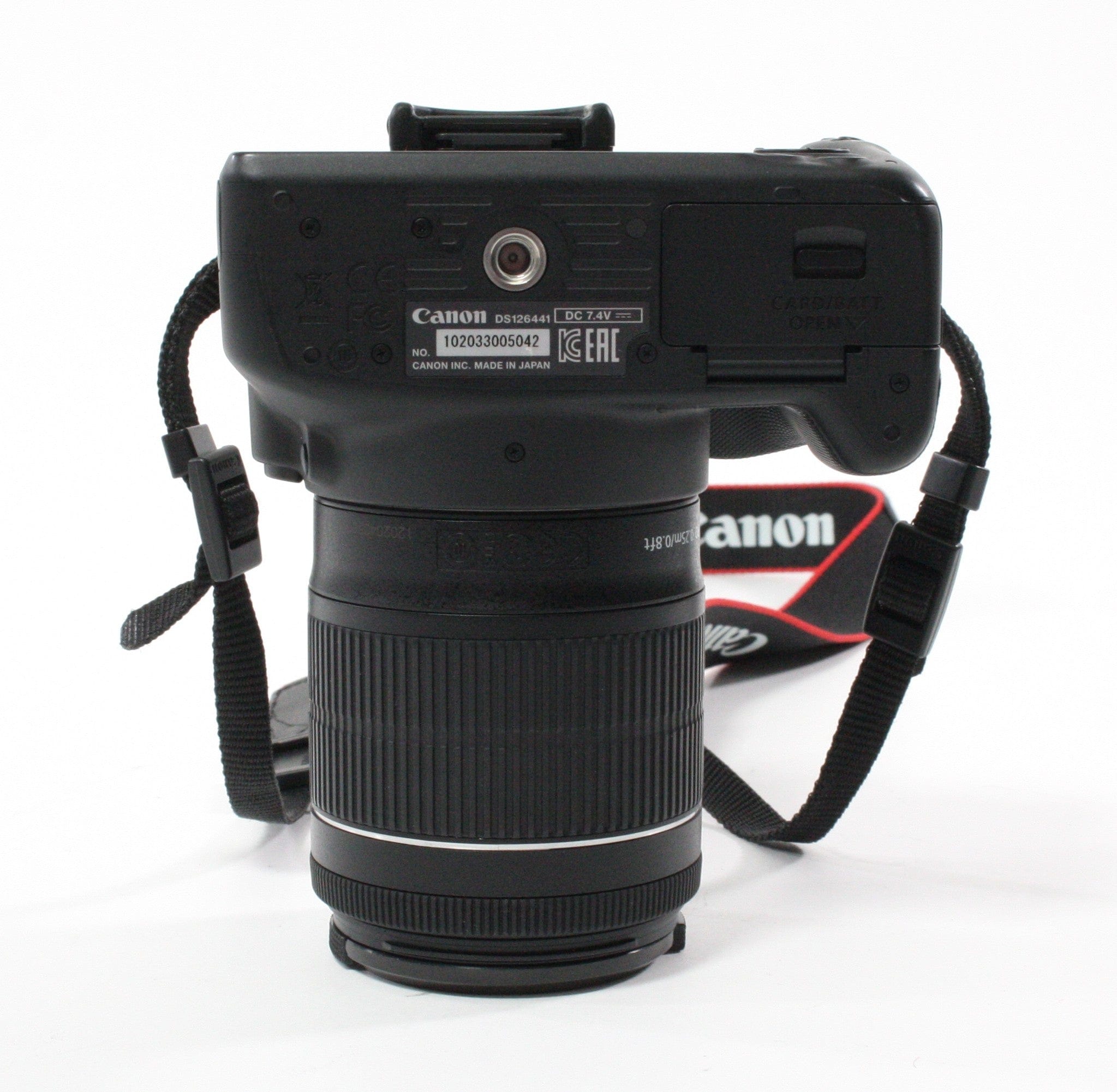 Canon Rebel SL1 EOS 100D DSLR Camera with 18-55 f/3.5-5.6 STM Lens with Shutter Count 4,891