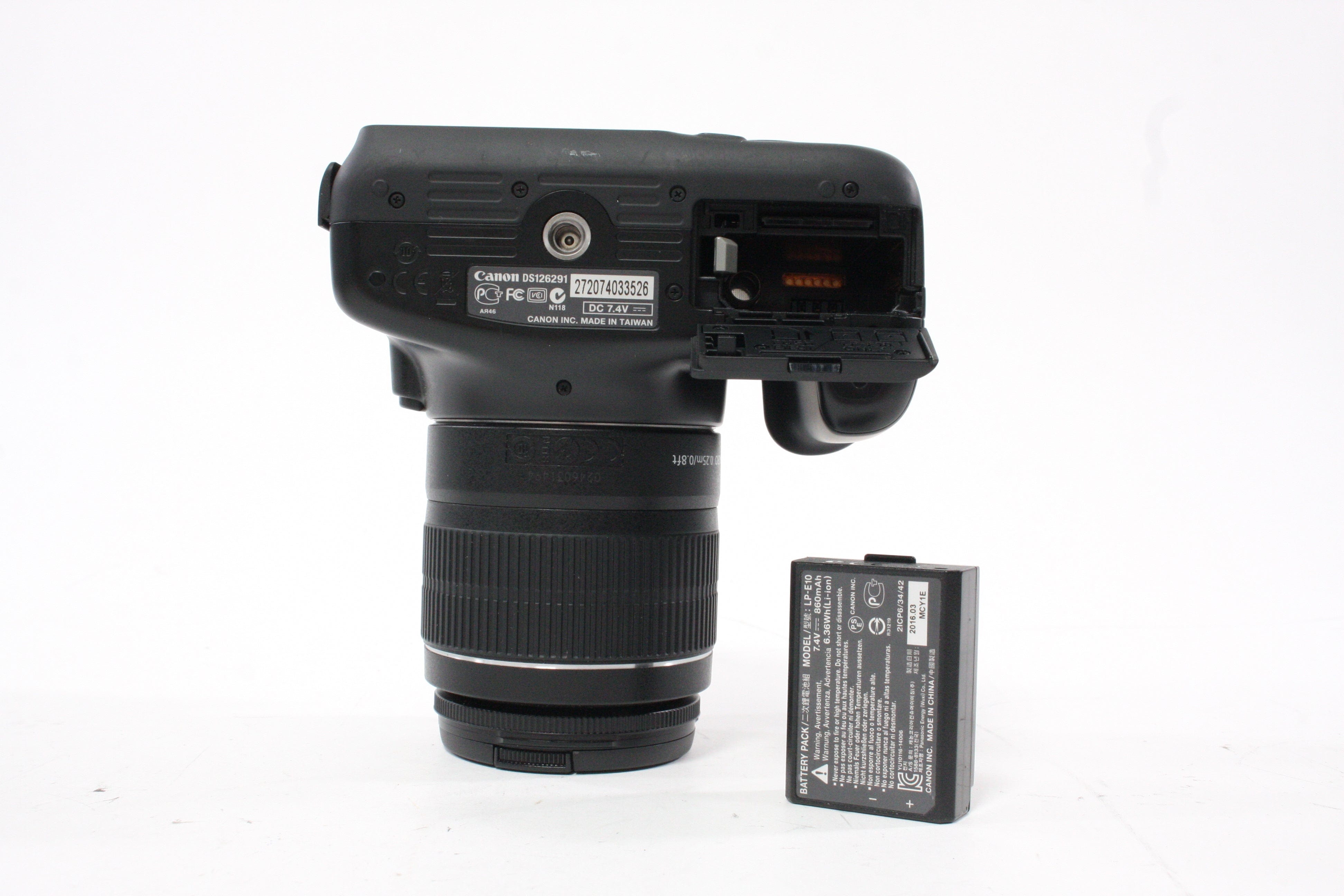 Canon Rebel T3 DSLR Camera with 18-55mm f/3.5-5.6 IS II Lens Shutter Count ONLY 259