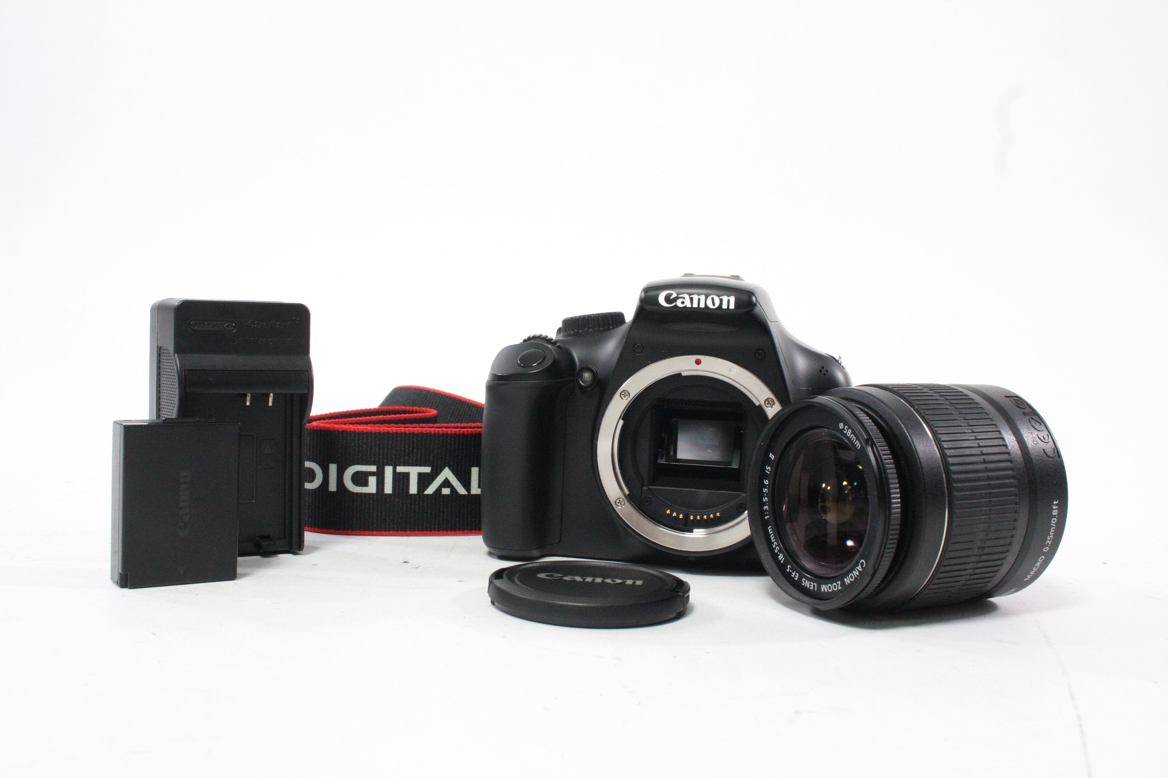 Canon Rebel T3 DSLR Camera with 18-55mm f/3.5-5.6 IS II Lens Shutter Count ONLY 259