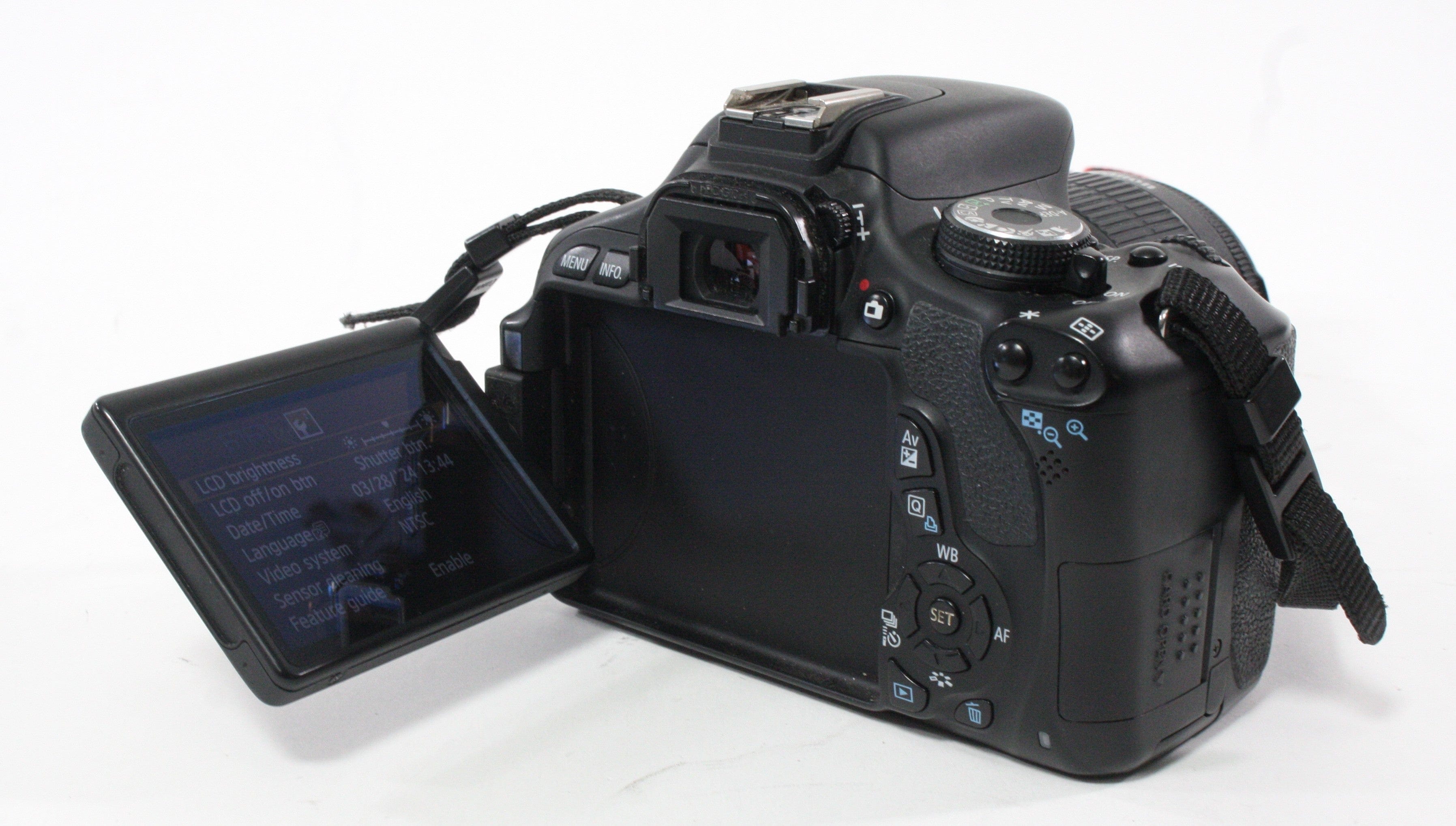 Canon Rebel T3i Digital SLR Camera with 18-58mm f/3.5-5.6 Lens Shutter Count 39,840