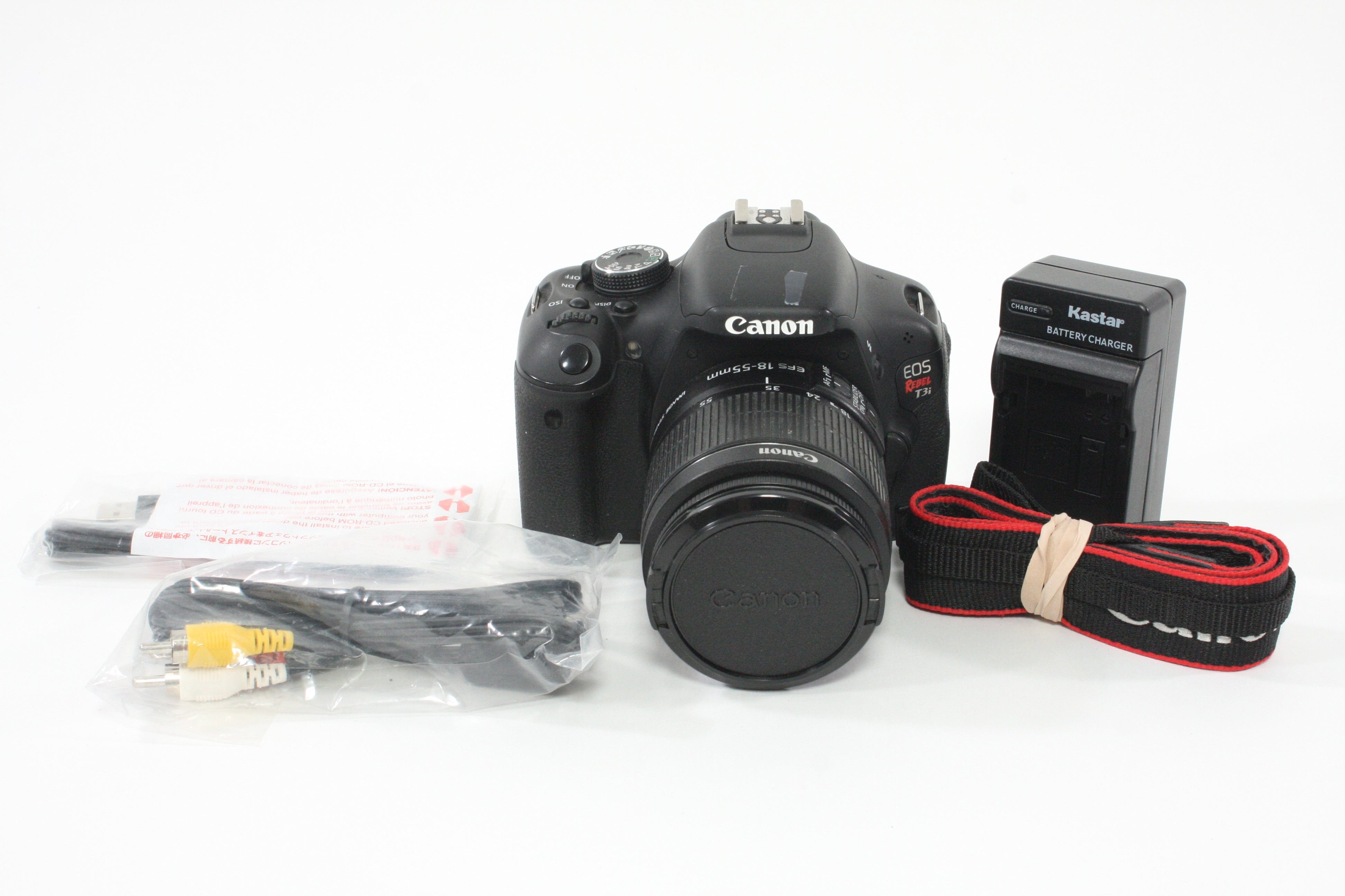 Canon Rebel T3i with 18-55mm f/3.5-5.6 IS II Lens - Shutter Count 51,575