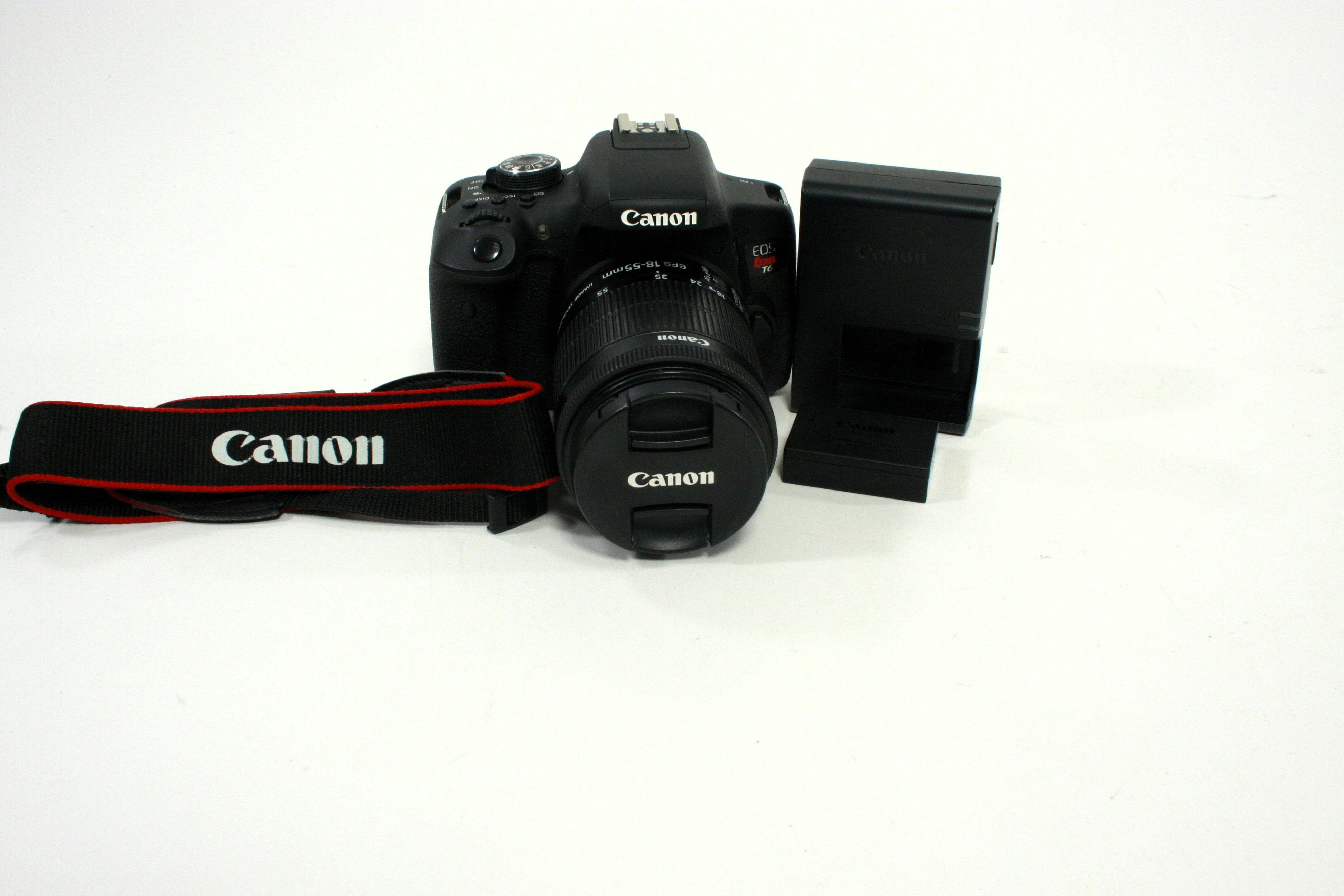 Canon Rebel T6i Digital Camera with 18-55mm STM Lens - Shutter Count 4,569