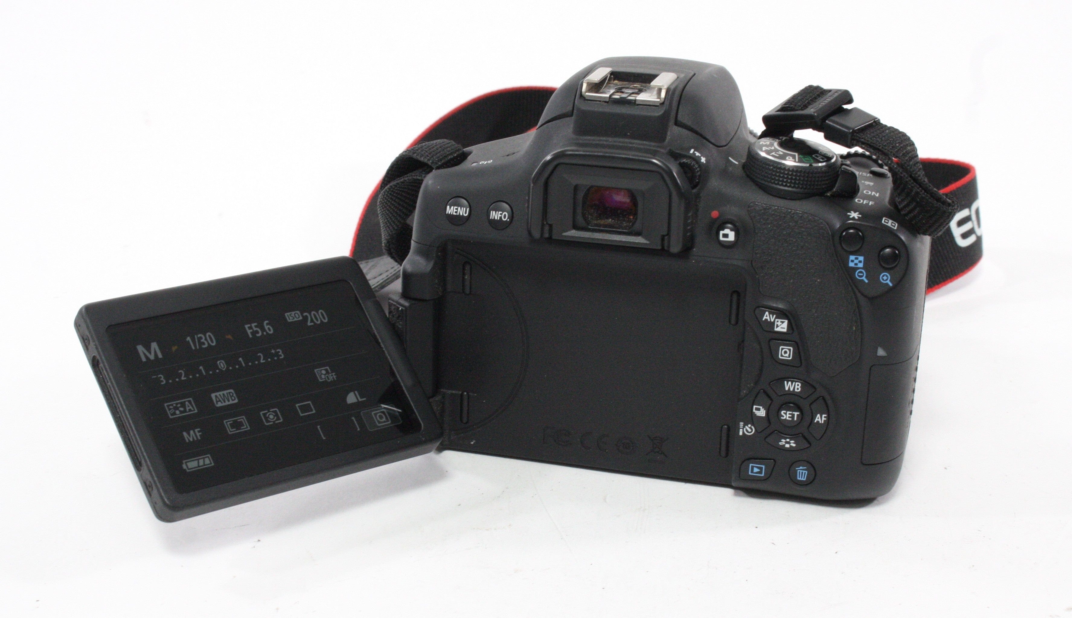 Canon Rebel T6i DSLR with 18-55mm f/3.5-5.6 IS STM Lens