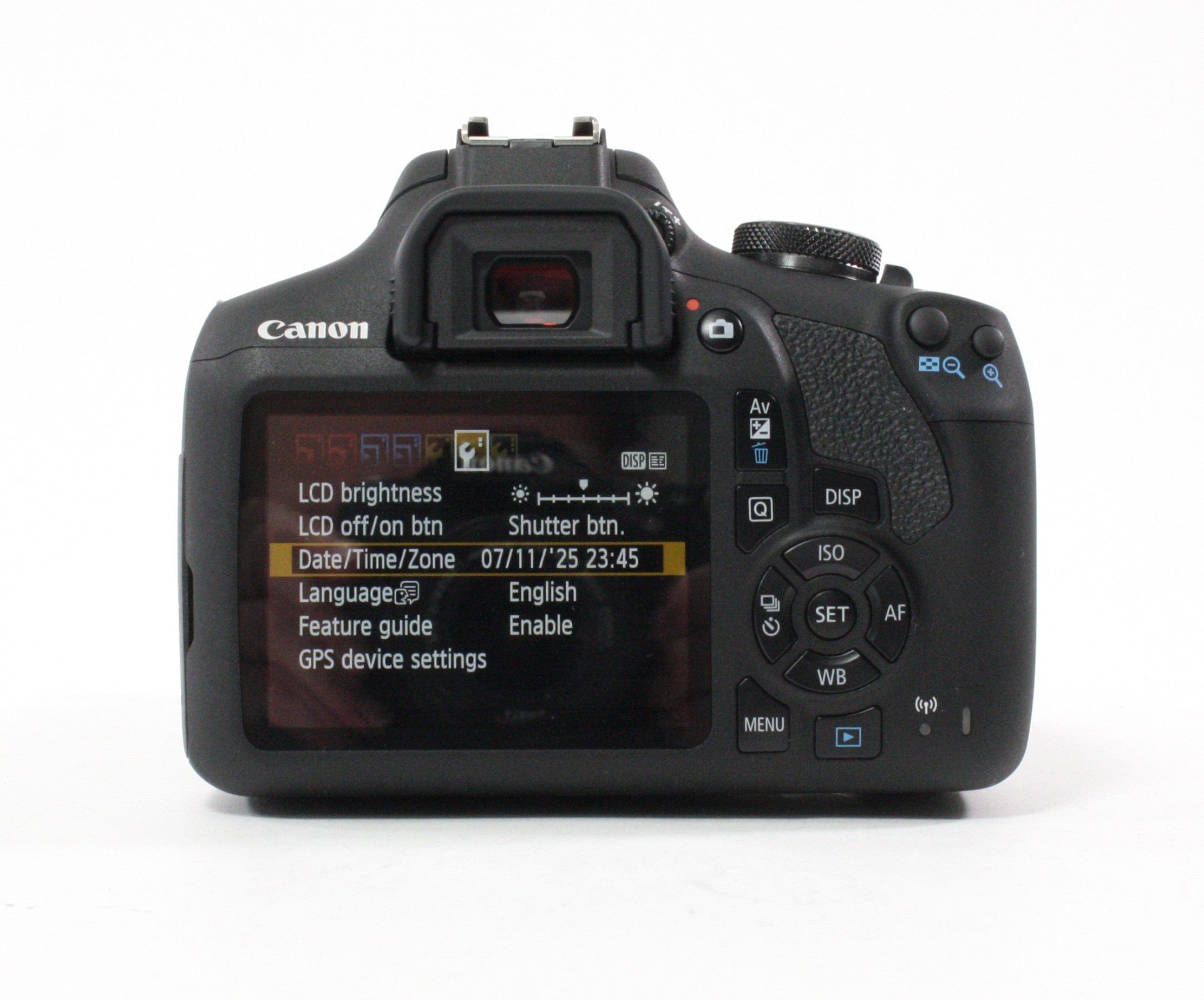 Canon Rebel T7 Digital SLR w/ 18-55mm f/3.5-5.6 IS II Lens Shutter Count 351