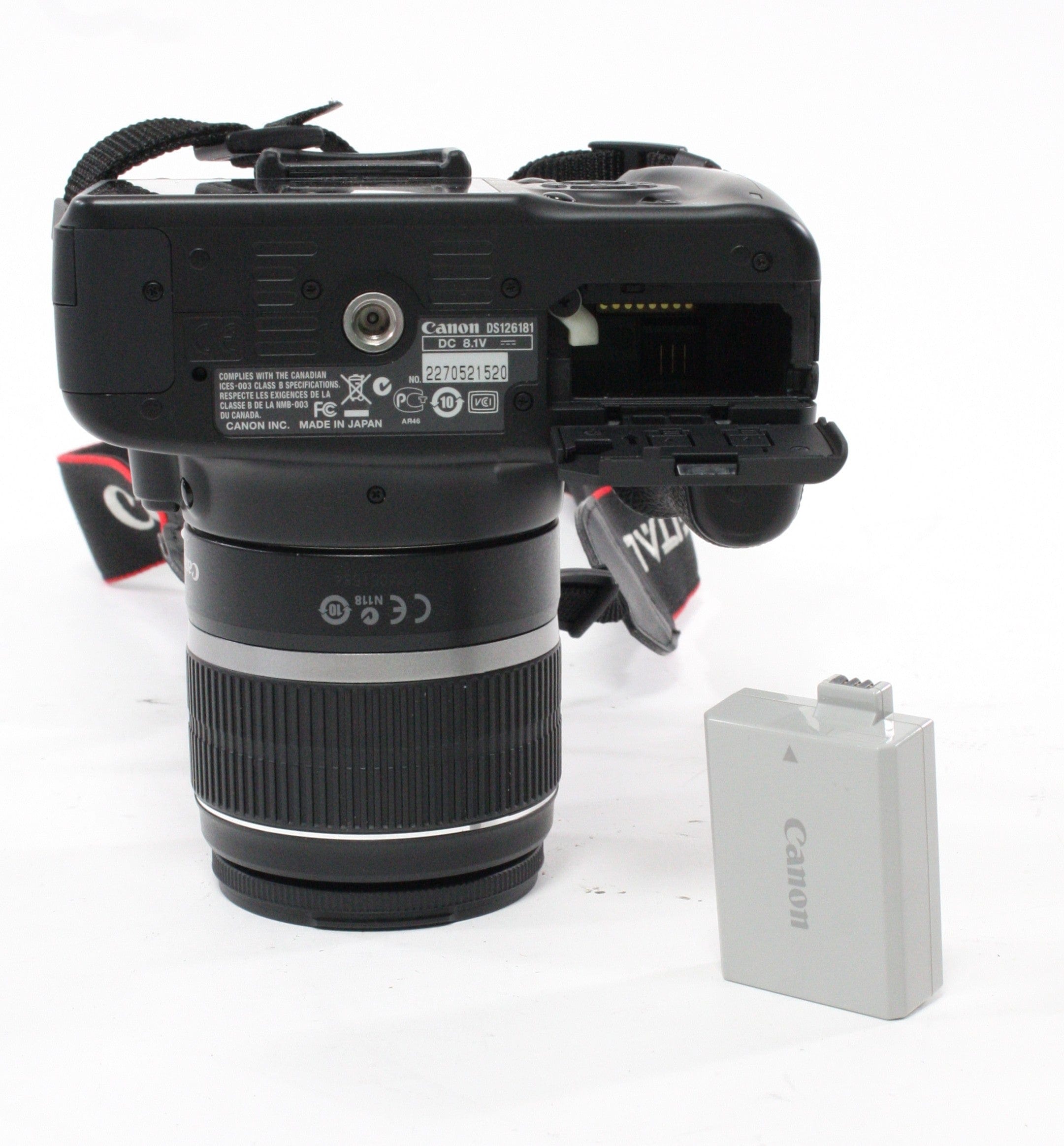 Canon Rebel XSi with 18-55mm f/3.5-5.6 IS Lens Shutter Count ONLY 403