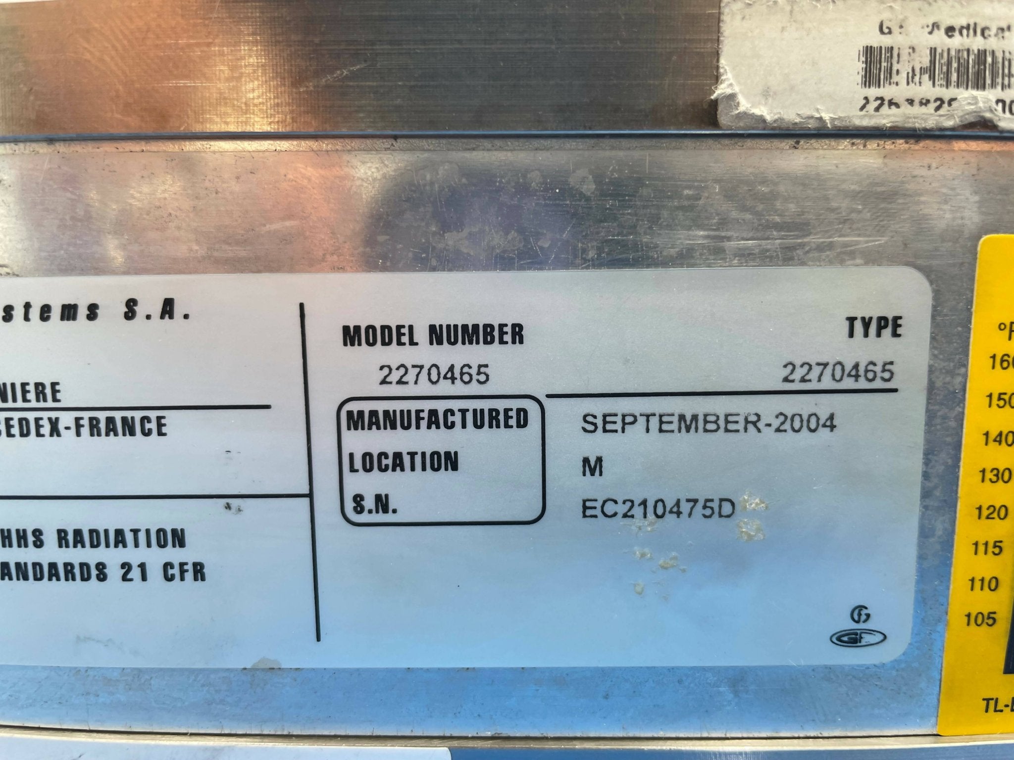 CARDIAC DIGITAL DETECTOR (2232205-2/2270465 GE