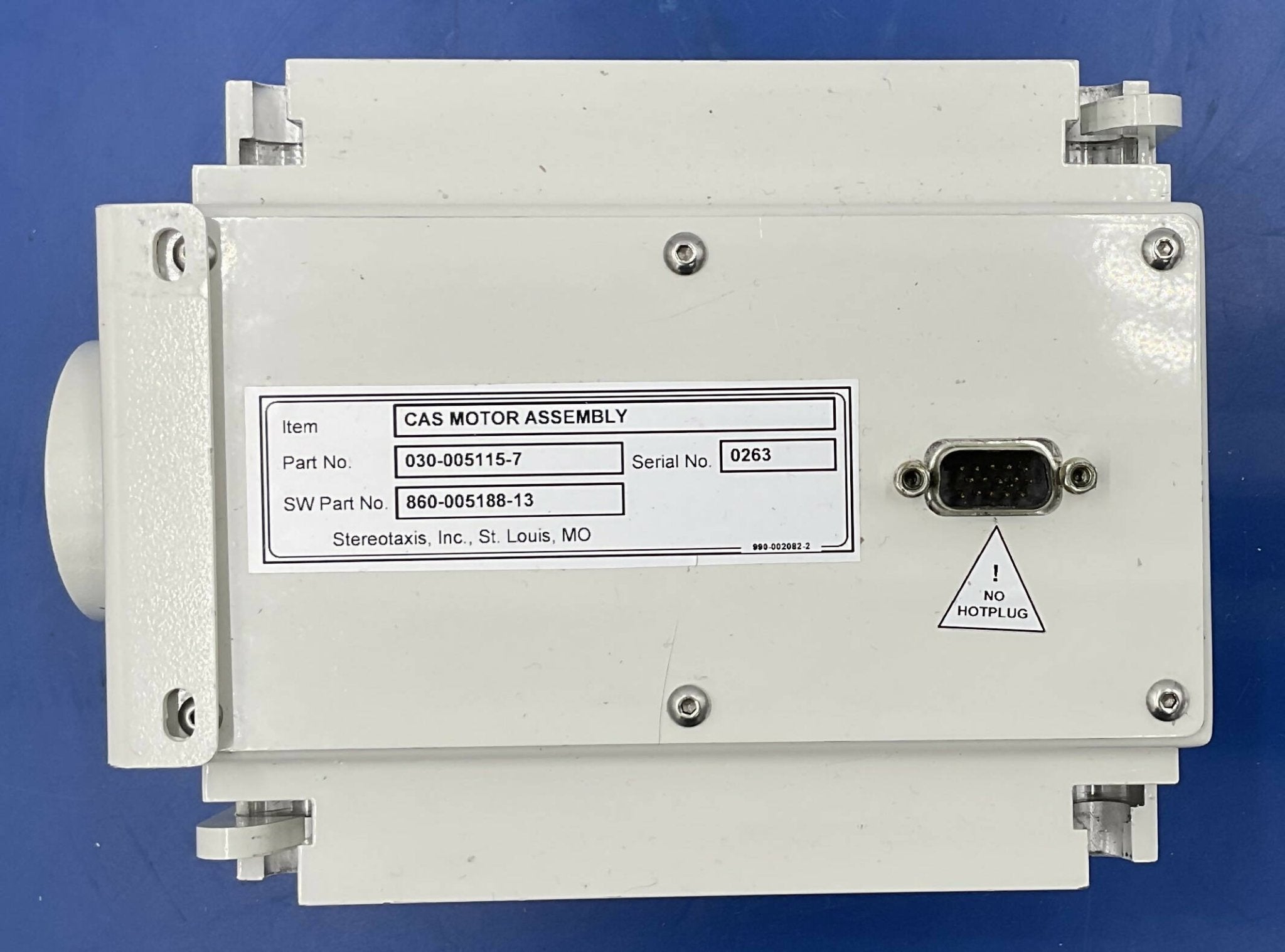 Siemens 030-005115-7 - CAS Motor Assembly Artis ZEE Side View | Alo Tech Solutions