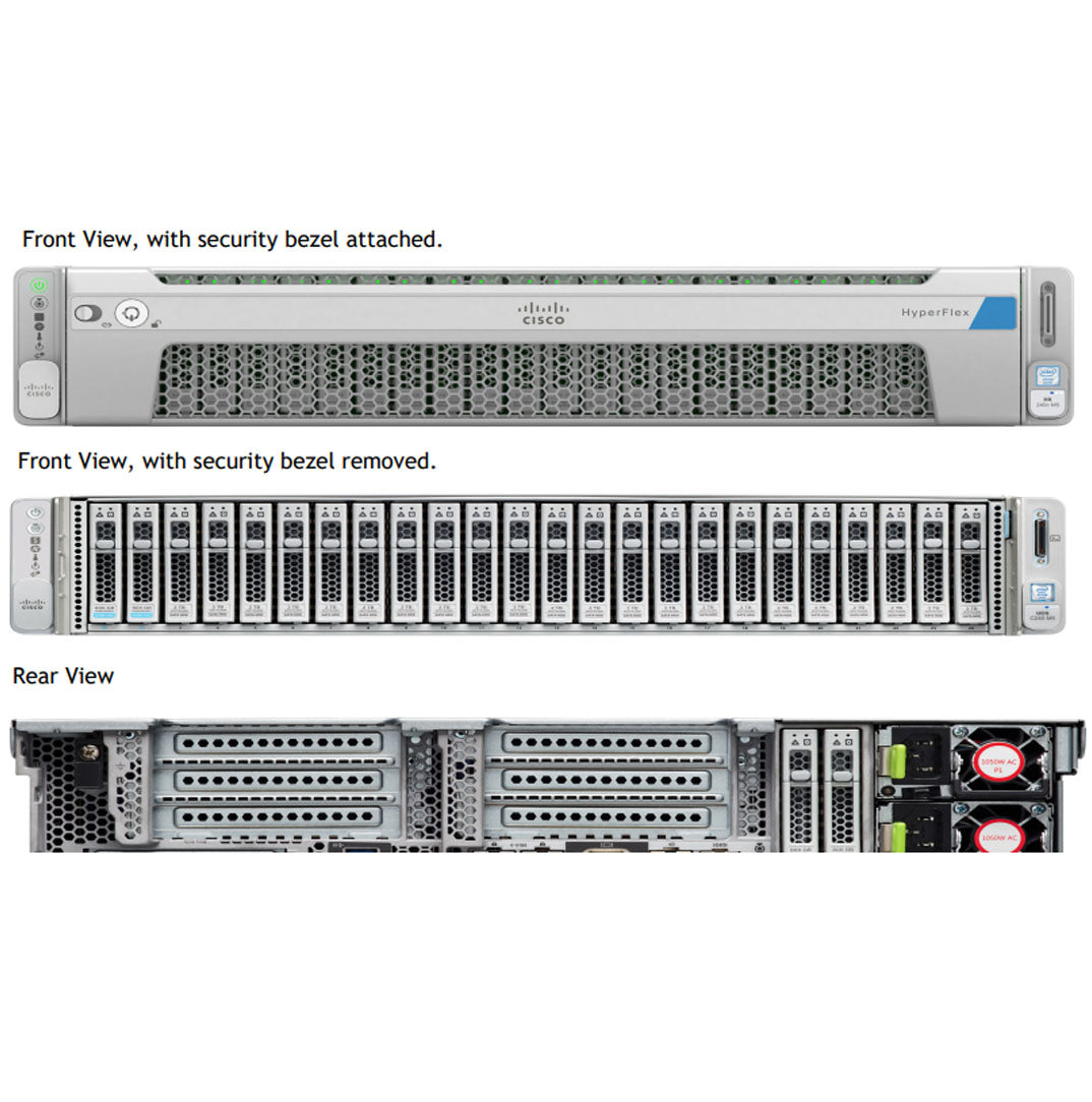 Cisco Hyperflex Edge Hx240C M6 Hybrid 24 Sff Rack Server Chassis | HX-E-240C-M6SX