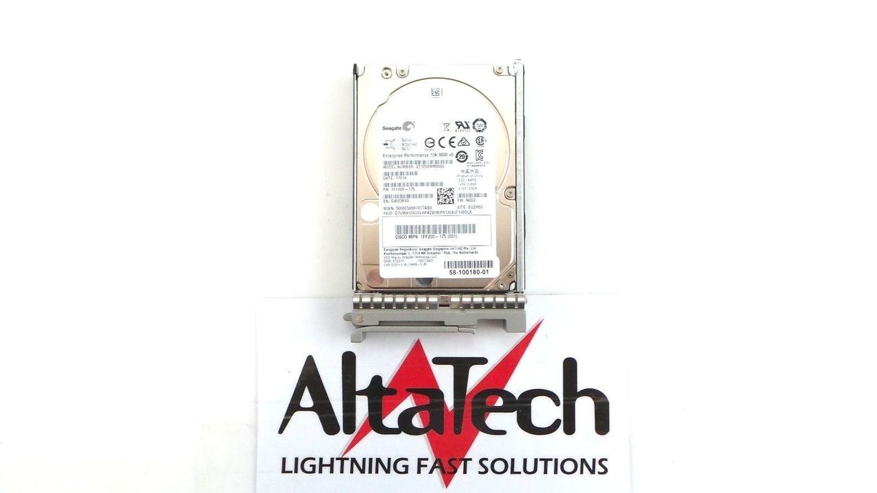 Cisco 58-100180-01 1.2TB 10K SAS 2.5" Hard Drive