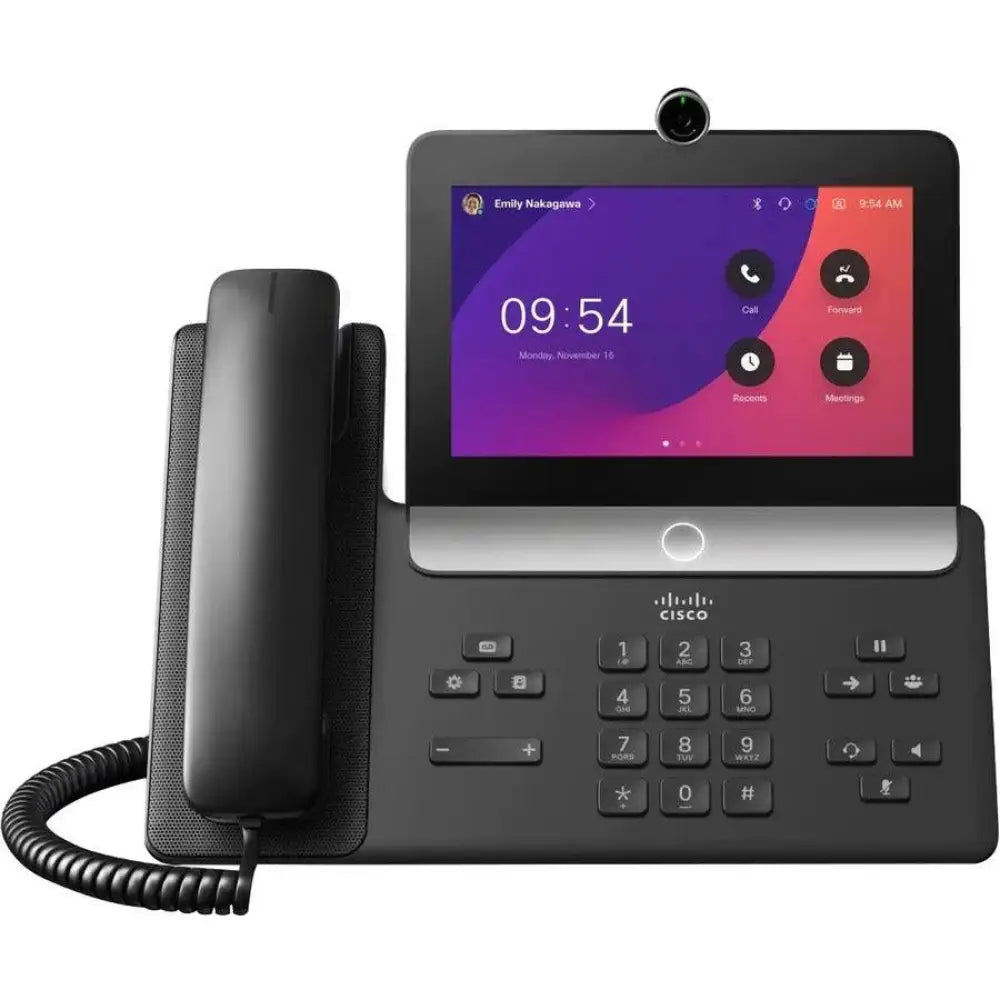 Cisco Video Phone 8875 1080p HD Webex IP Phone CP-8875-K9 Carbon Black - New