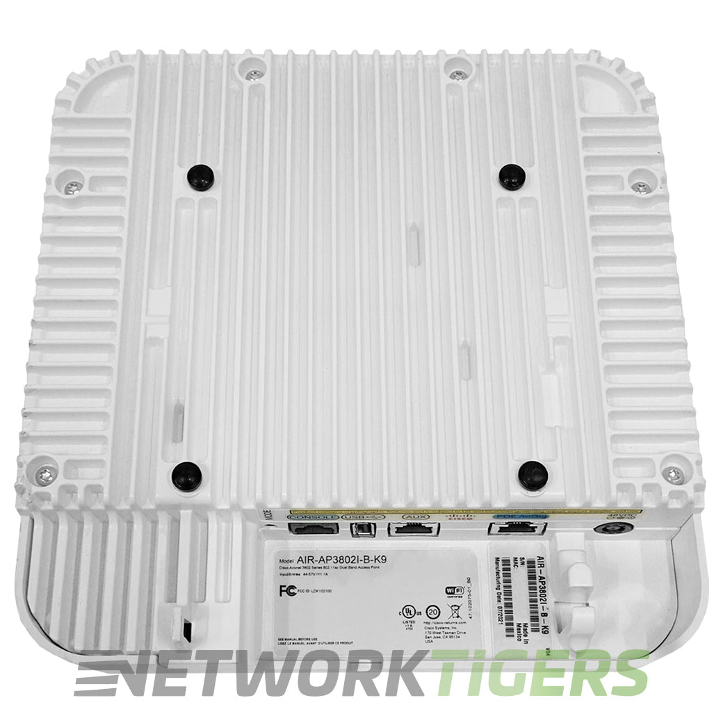 Cisco AIR-AP3802I-B-K9 Dual-Band 802.11ac Wave 2 4x4 MU-MIMO Cont Based WAP