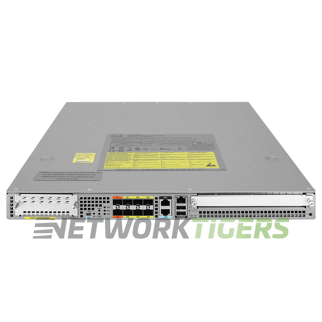 NEW Cisco ASR1001-X 6x 1GB SFP 2x 10GB SFP+ 1x NIM Slot 1x SPA Slot Router