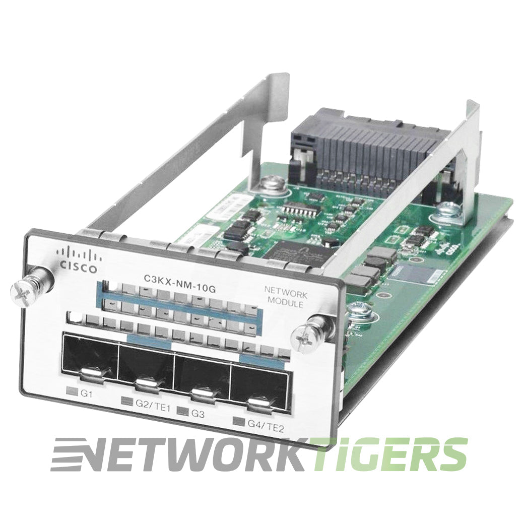 NEW Cisco C3KX-NM-10G Catalyst 3750X 2x 10GB SFP+ 2x 1GB SFP Switch Module