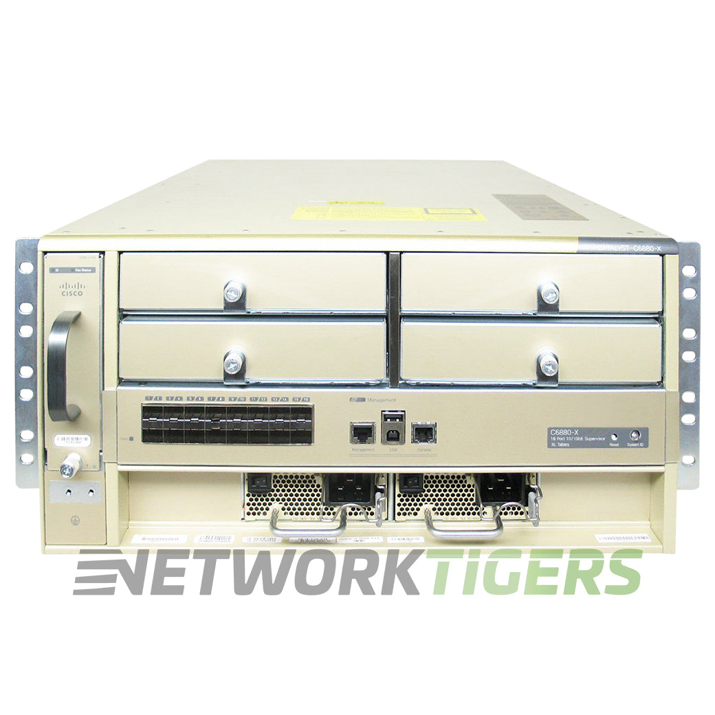NEW Cisco C6880-X-LE Catalyst 6800 Standard Tables Extensible Fixed Switch Ch