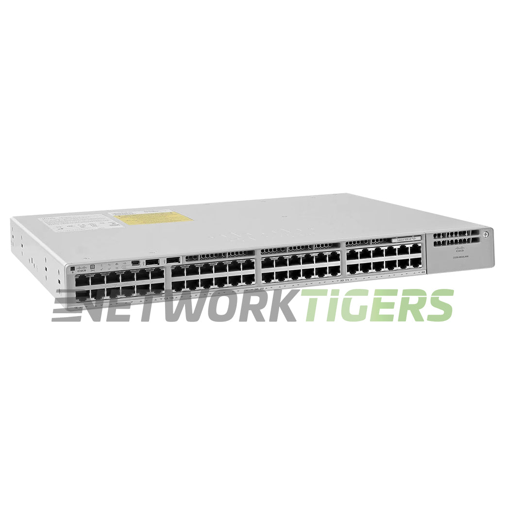 Cisco C9200-48PL-A 48x 1GB Partial PoE+ RJ45 1x Expansion Module Slot Switch