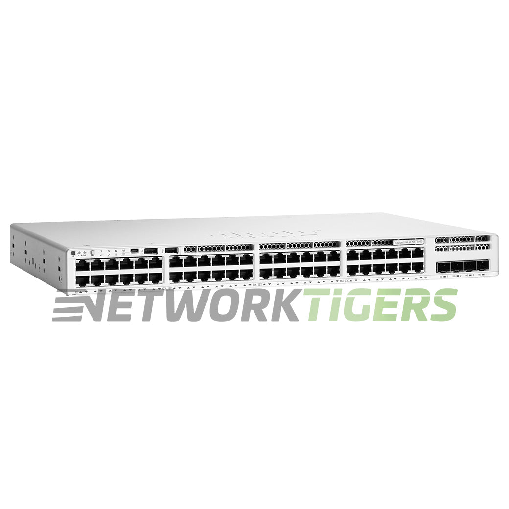 NEW Cisco C9200L-48P-4X-A Catalyst 9200L 48x 1GB PoE+ RJ45 4x 10GB SFP+ Switch