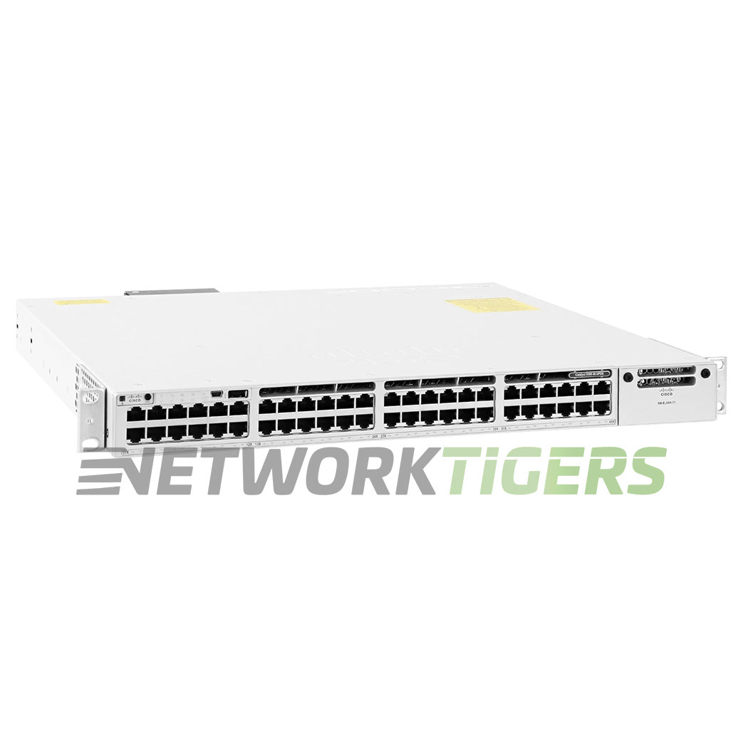 NEW Cisco C9300-48U-A 48x 1GB UPoE RJ45 1x Module Slot Switch