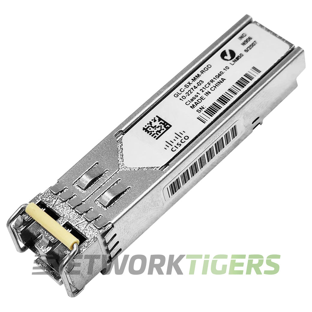 Cisco GLC-SX-MM-RGD 1GB BASE-SX MMF LC Rugged SFP Transceiver (Without DOM)