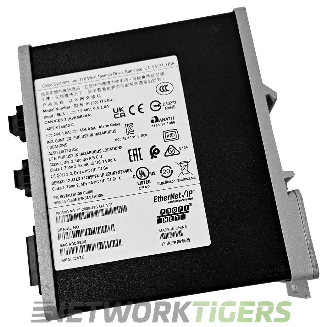NEW Cisco IE-2000-4TS-G-L IE 2000 4x FE RJ45 2x 1GB SFP Switch