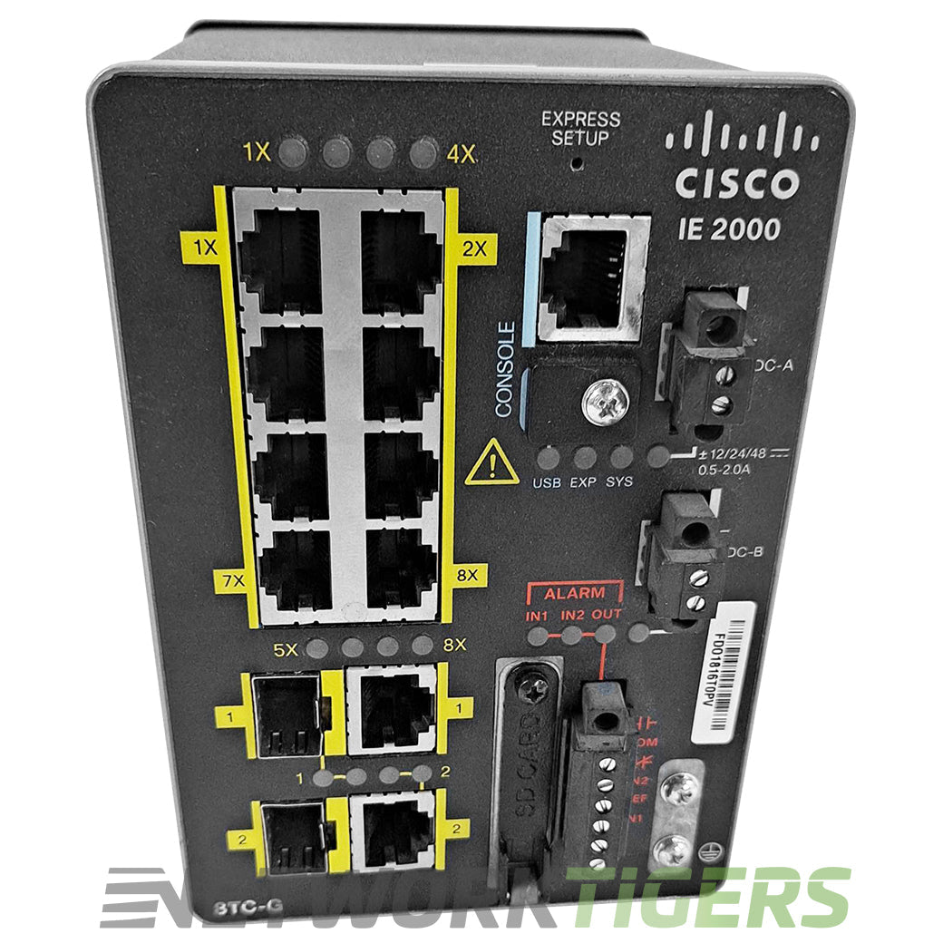 NEW Cisco IE-2000-8TC-B IE 2000 Series 8x FE RJ45 2x FE Combo Switch
