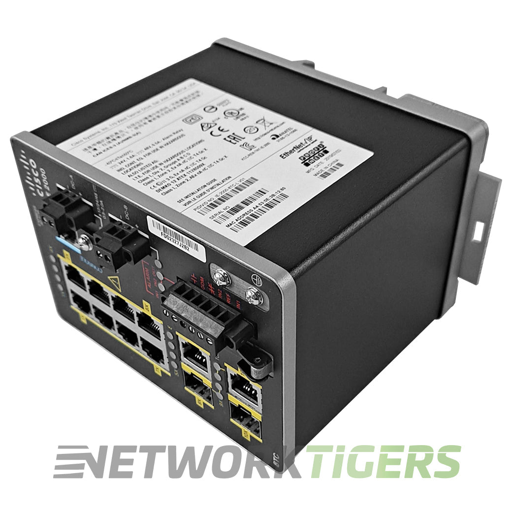 Cisco IE-2000-8TC-L Industrial Ethernet 2000 8x FE RJ45 2x 10/100 Combo Switch