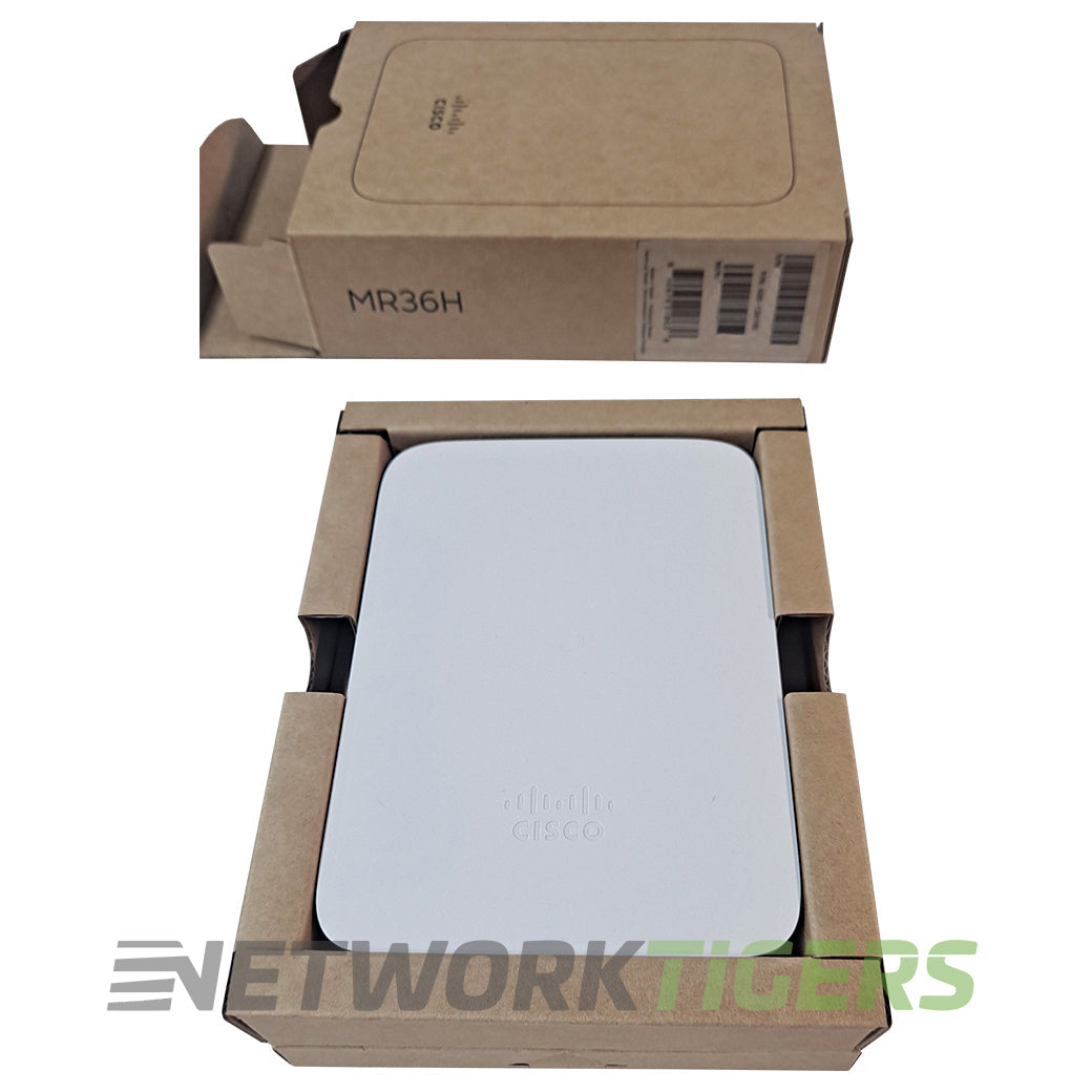 NEW Cisco Meraki MR36H-HW Wi-Fi 6 802.11ax Wall Switch Unclaimed WAP w/ Mounts