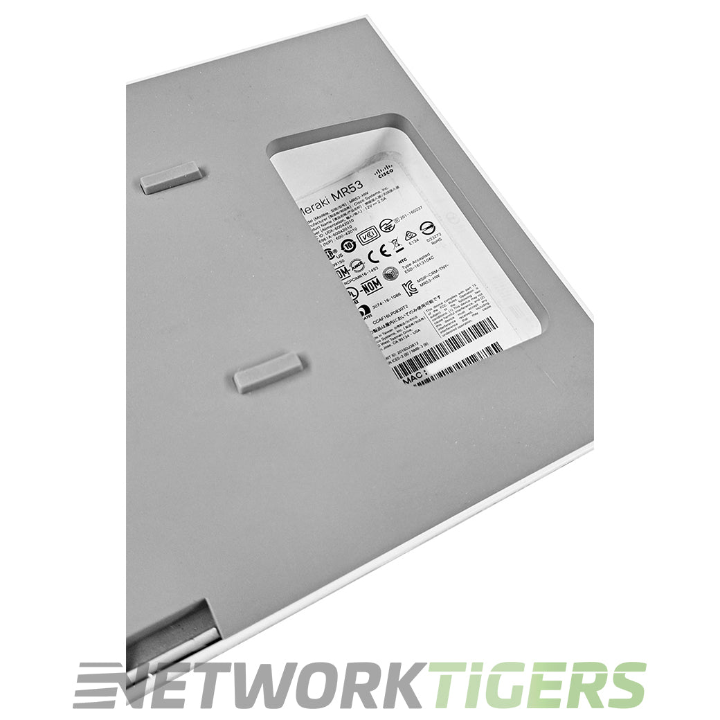 NEW Cisco Meraki MR53-HW Wi-Fi 5 802.11ac Internal Ant Unclaimed WAP w/ Mounts