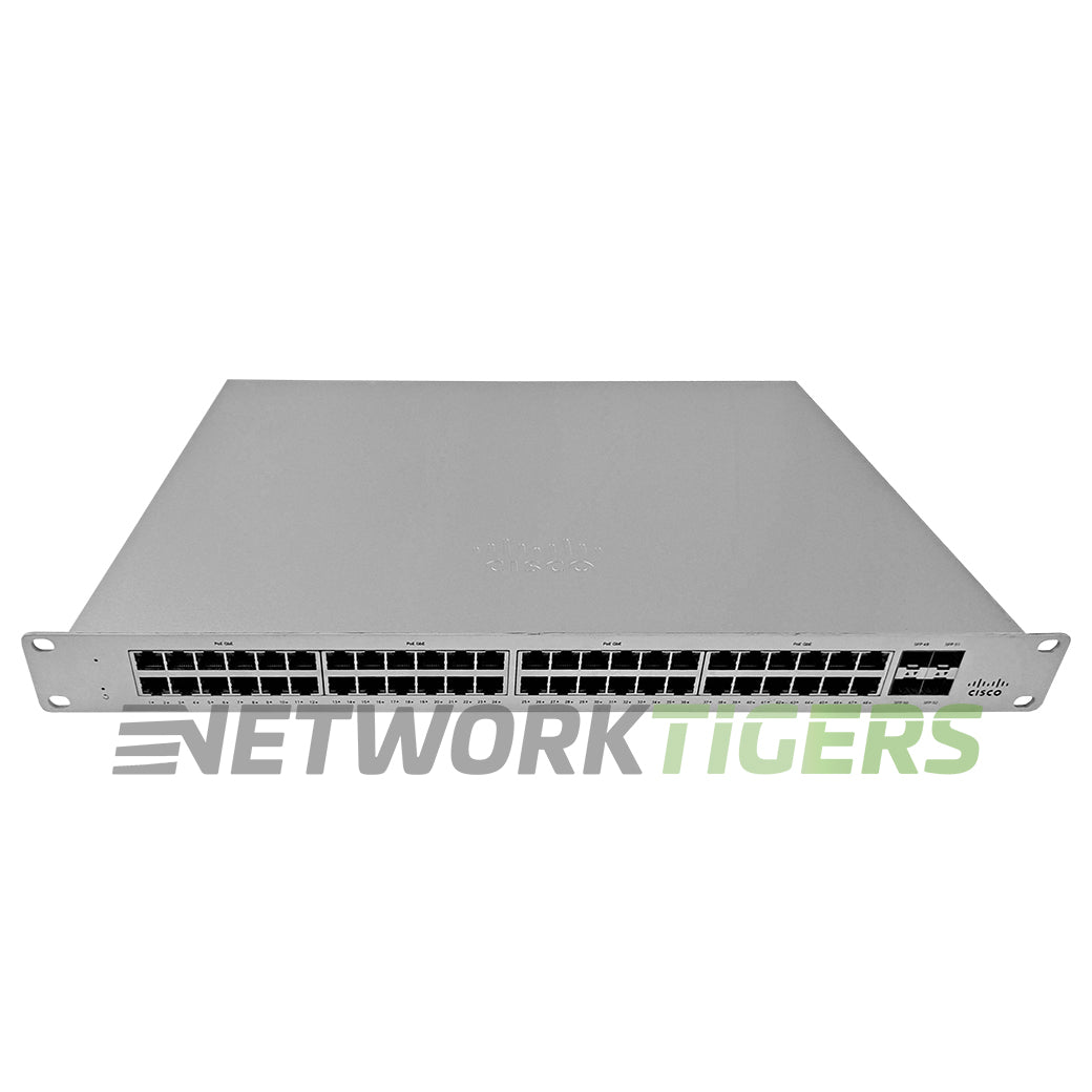 NEW Cisco Meraki MS120-48LP-HW 48x 1GB PoE+ RJ45 4x 1GB SFP Unclaimed Switch