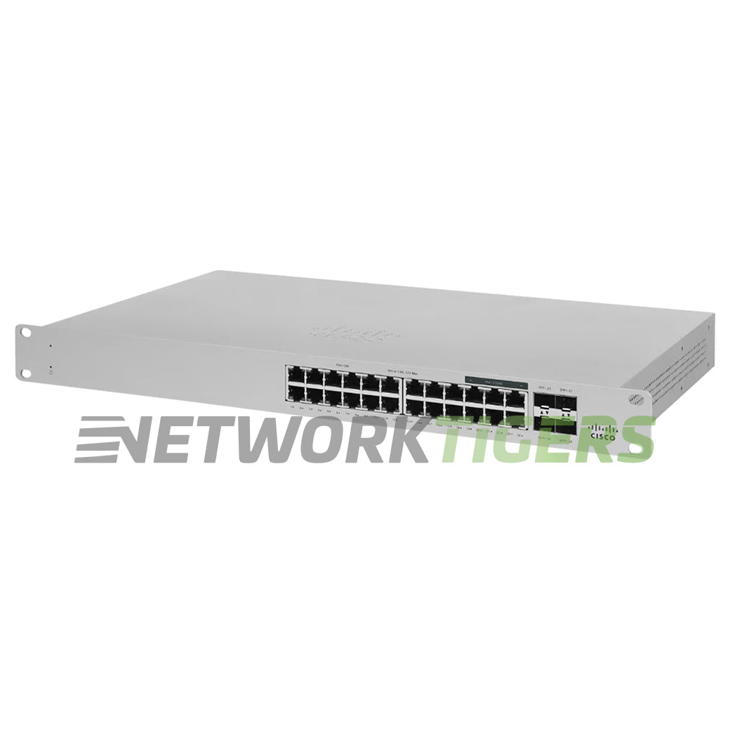 Cisco Meraki MS130-24P-HW 24x 1GB PoE+ RJ45 4x 1GB SFP Unclaimed Switch