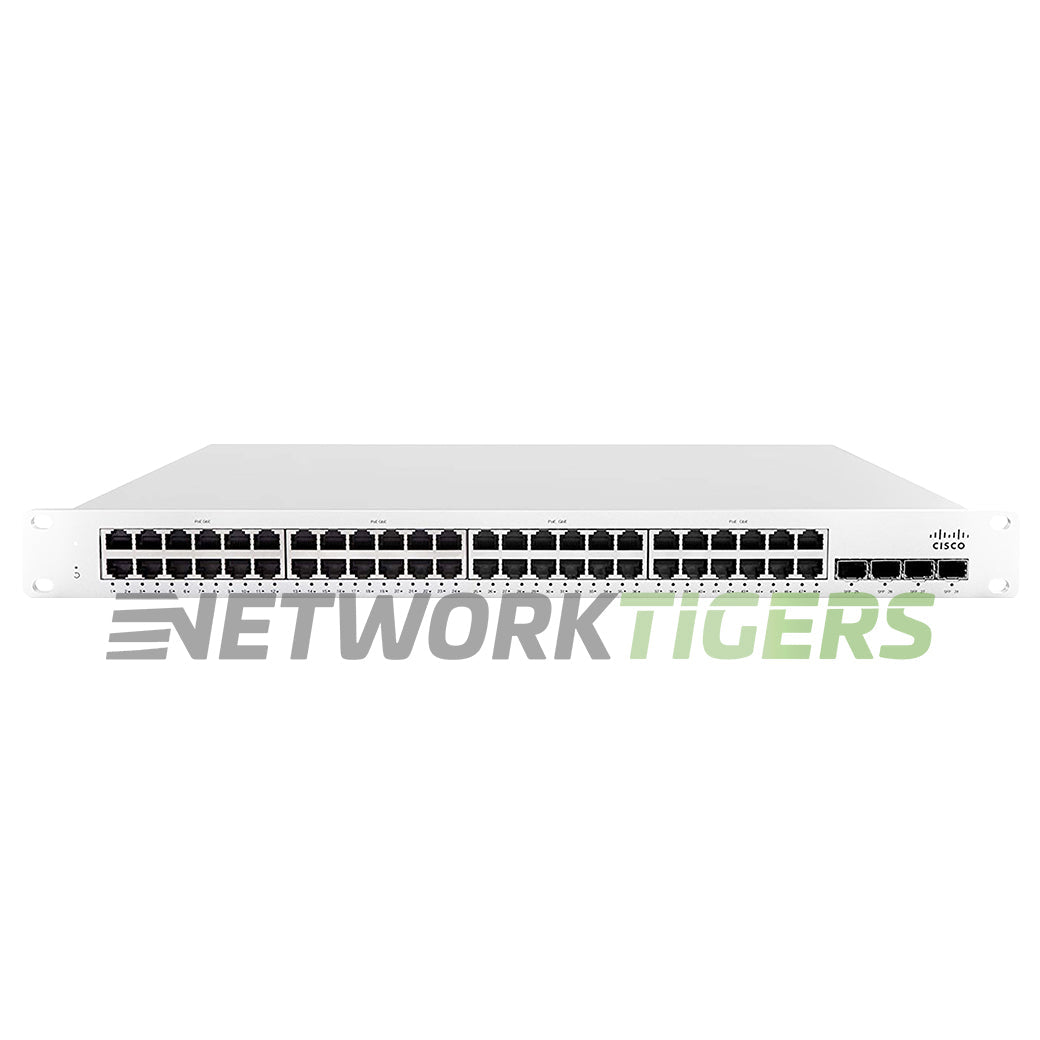 NEW Cisco Meraki MS210-48FP-HW 48x 1GB PoE+ RJ45 4x 1GB SFP Unclaimed Switch