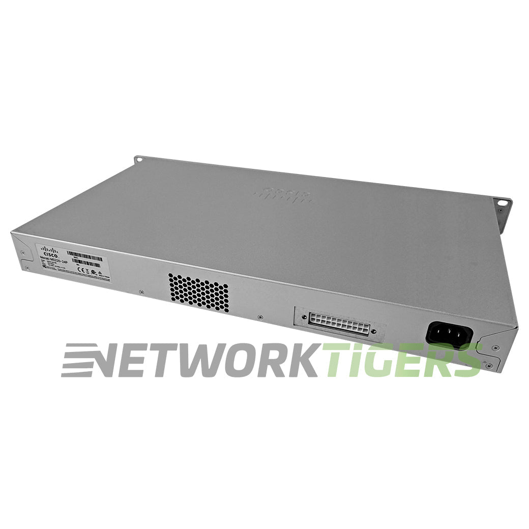 Cisco Meraki MS220-24P-HW 24x 1GB PoE+ RJ45 4x 1GB SFP Unclaimed Switch