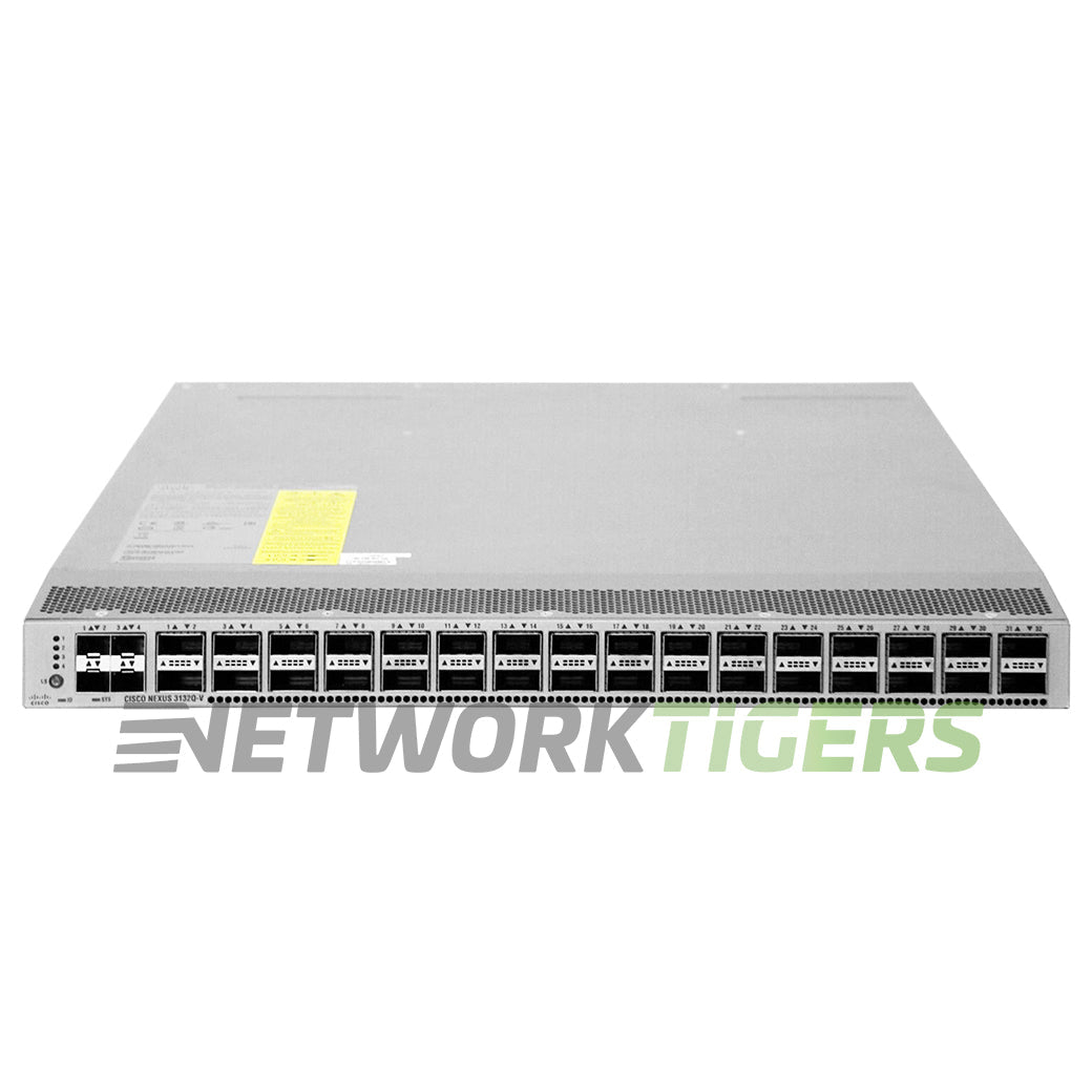 NEW Cisco N3K-C3132Q-V 32x 40GB QSFP+ Front-to-Back Airflow Switch