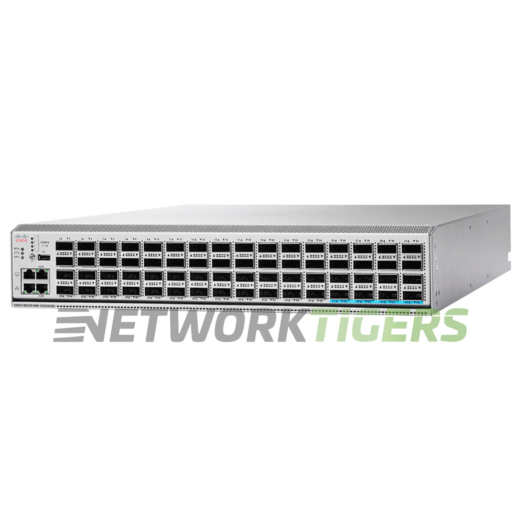 NEW Cisco N9K-C92304QC 56x 40GB QSFP+ 8x 100GB QSFP28 Front-to-Back Air Switch