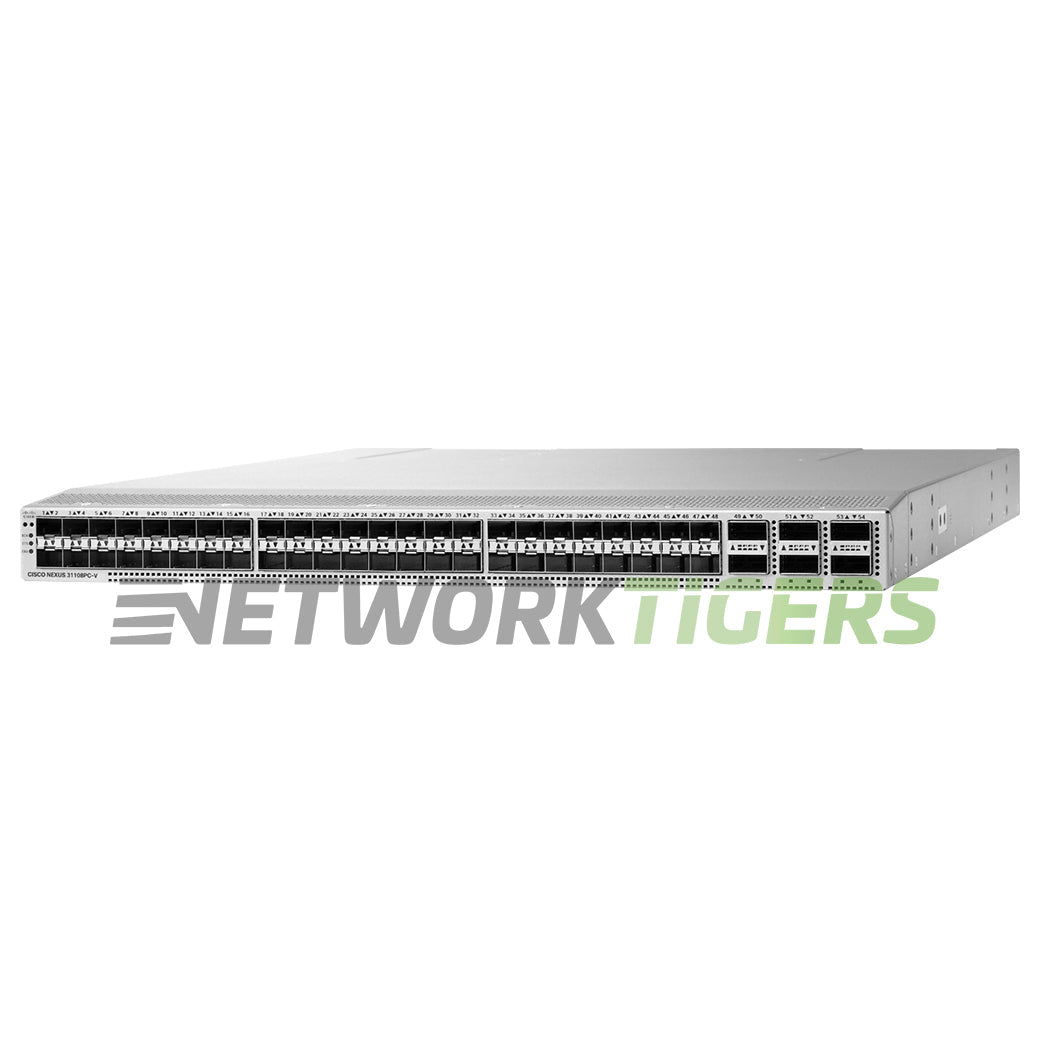 NEW Cisco N9K-C93180YC-EX 48x 25GB SFP+ 6x 100GB QSFP28 Front-to-Back Air Switch