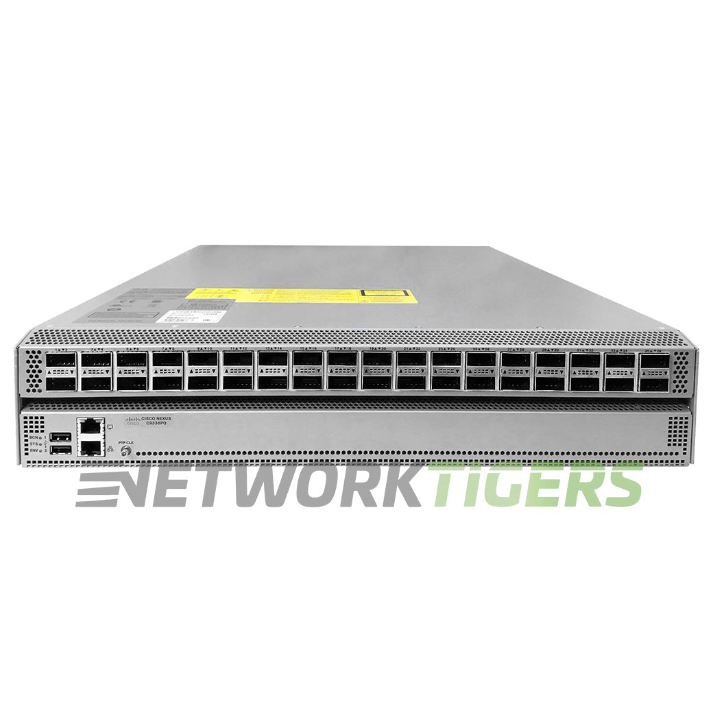 Cisco N9K-C9336PQ Nexus 9300 36x 40GB QSFP+ Front-to-Back Airflow Switch