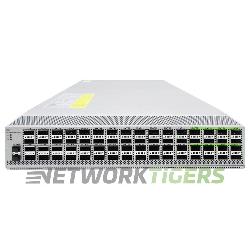 Cisco N9K-C9364C Nexus 9000 64x 100GB QSFP28 2x 10GB SFP+ F-B Air Switch