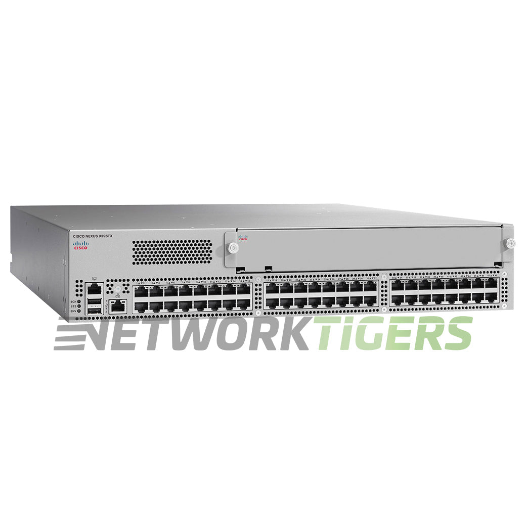 Cisco N9K-C9396TX 48x 10GB Copper 8x 40GB QSFP+ Front-to-Back Airflow Switch