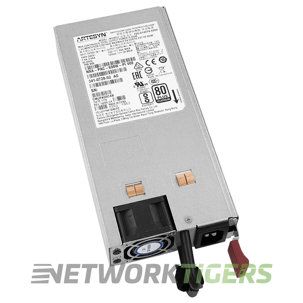 NEW Cisco NXA-PAC-650W-PI 650W AC Front-to-Back Airflow Switch Power Supply