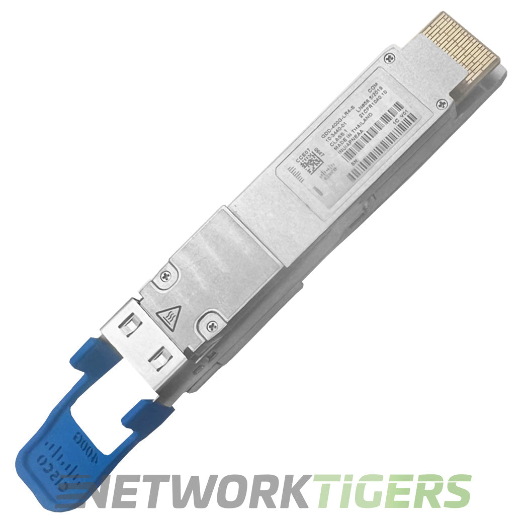 Cisco QDD-400G-LR4-S 400GB BASE-LR4 1310nm SMF LC 10km QSFP-DD Transceiver