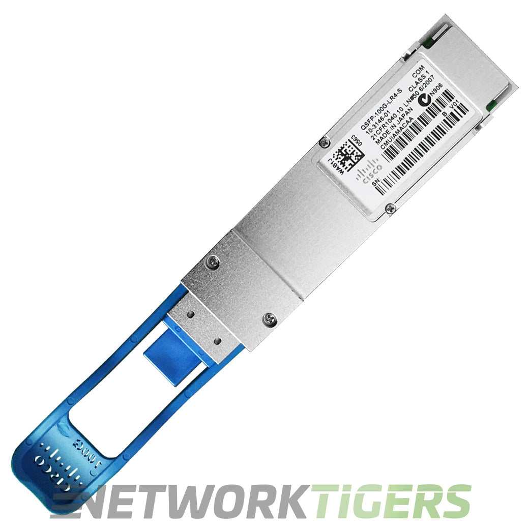 NEW Cisco QSFP-100G-LR4-S 100GB BASE-LR4 1330nm LC SMF QSFP28 Transceiver