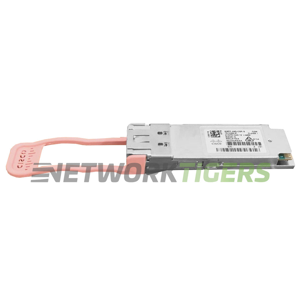 Cisco QSFP-40G-CSR-S 40GB BASE-CSR 850nm Duplex LC MMF QSFP+ Transceiver
