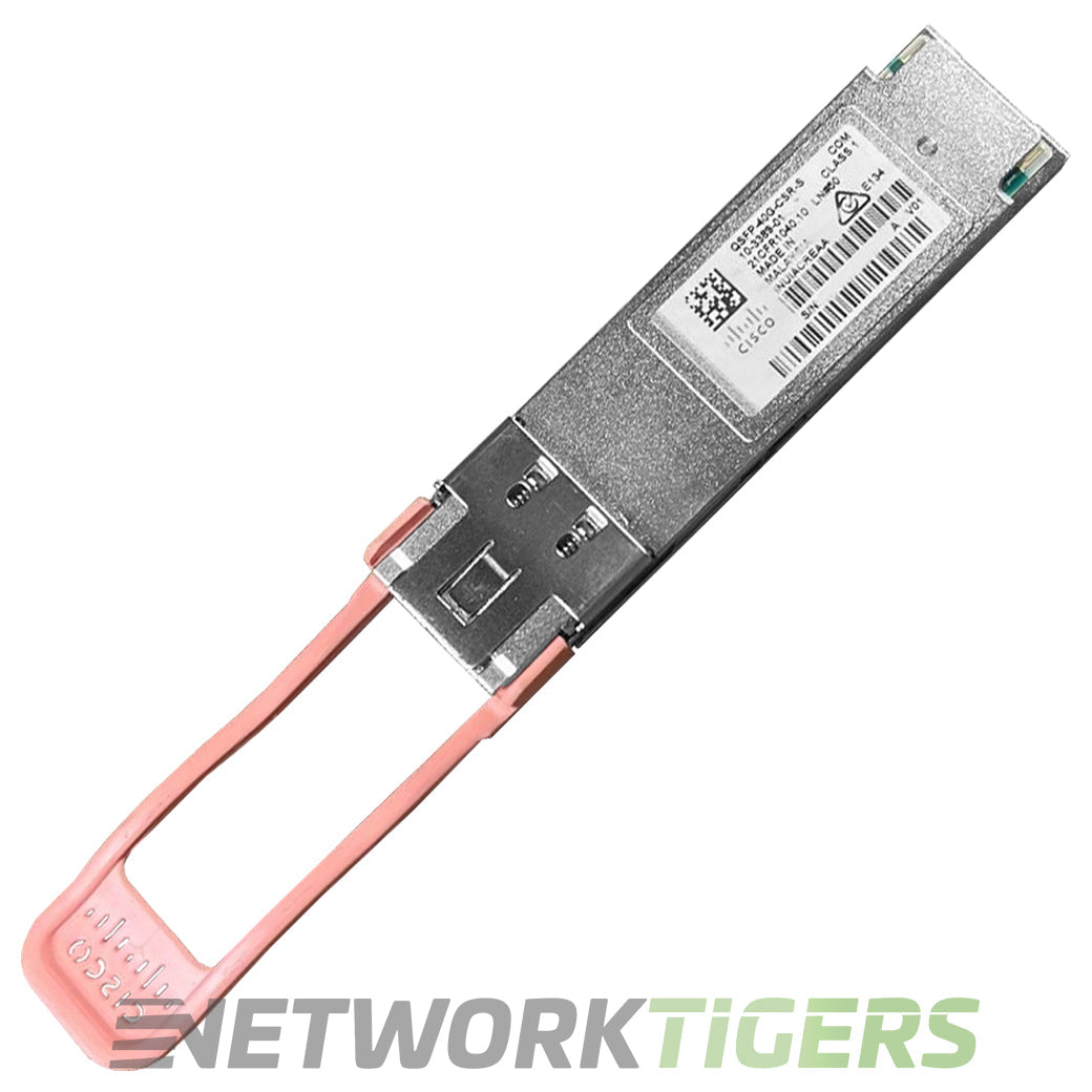 Cisco QSFP-40G-CSR-S 40GB BASE-CSR 850nm Duplex LC MMF QSFP+ Transceiver